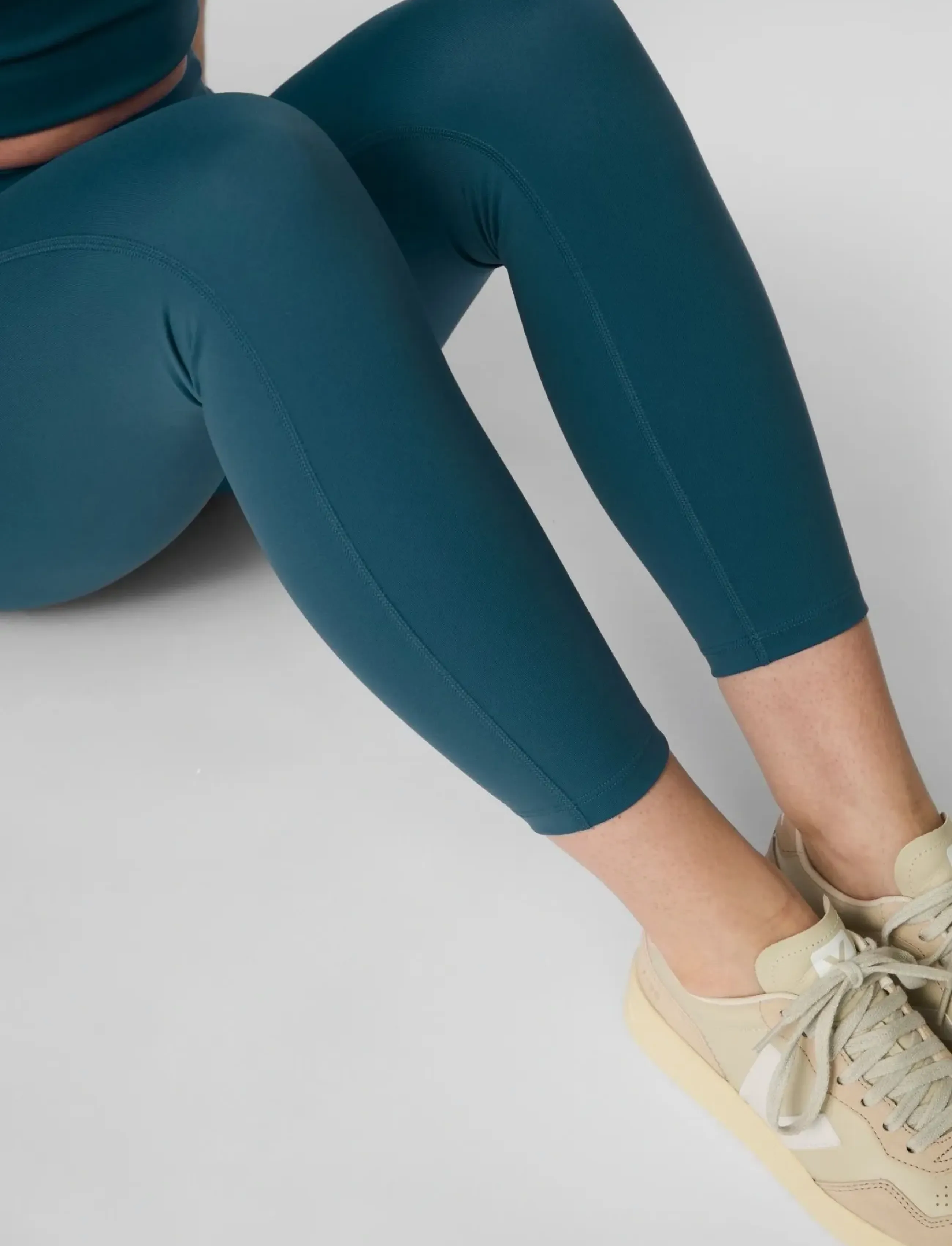Girlfriend Collective - Compressive High-Rise Legging, 7/8 - 7/8 længde - globe - 4