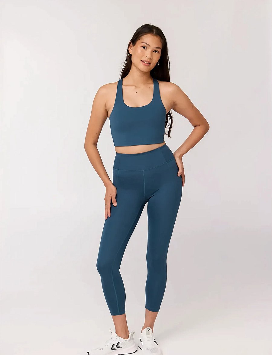 Girlfriend Collective - Compressive High-Rise Legging, 7/8 - 7/8 ilgis - ink - 0