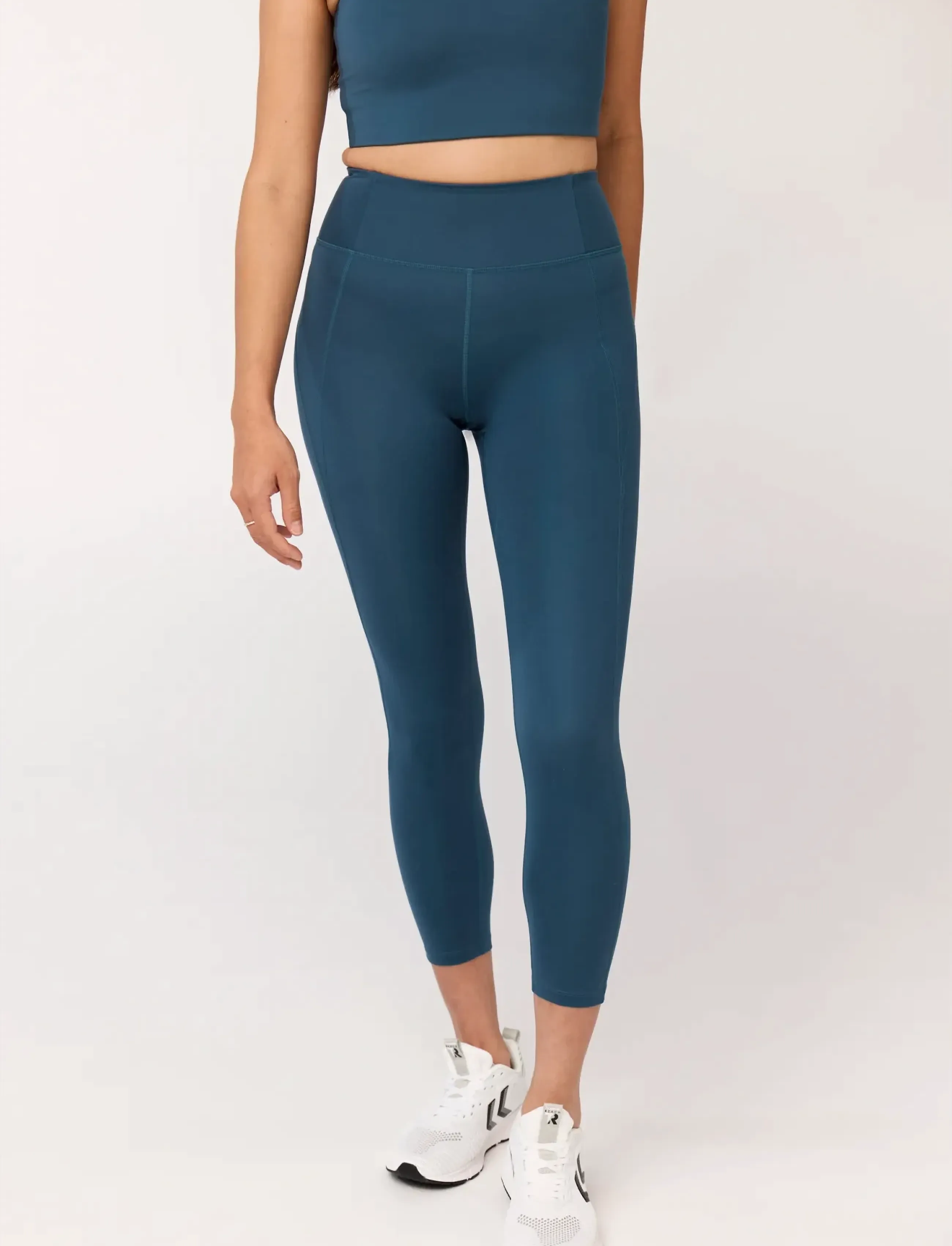 Girlfriend Collective - Compressive High-Rise Legging, 7/8 - 7/8 länge - ink - 5