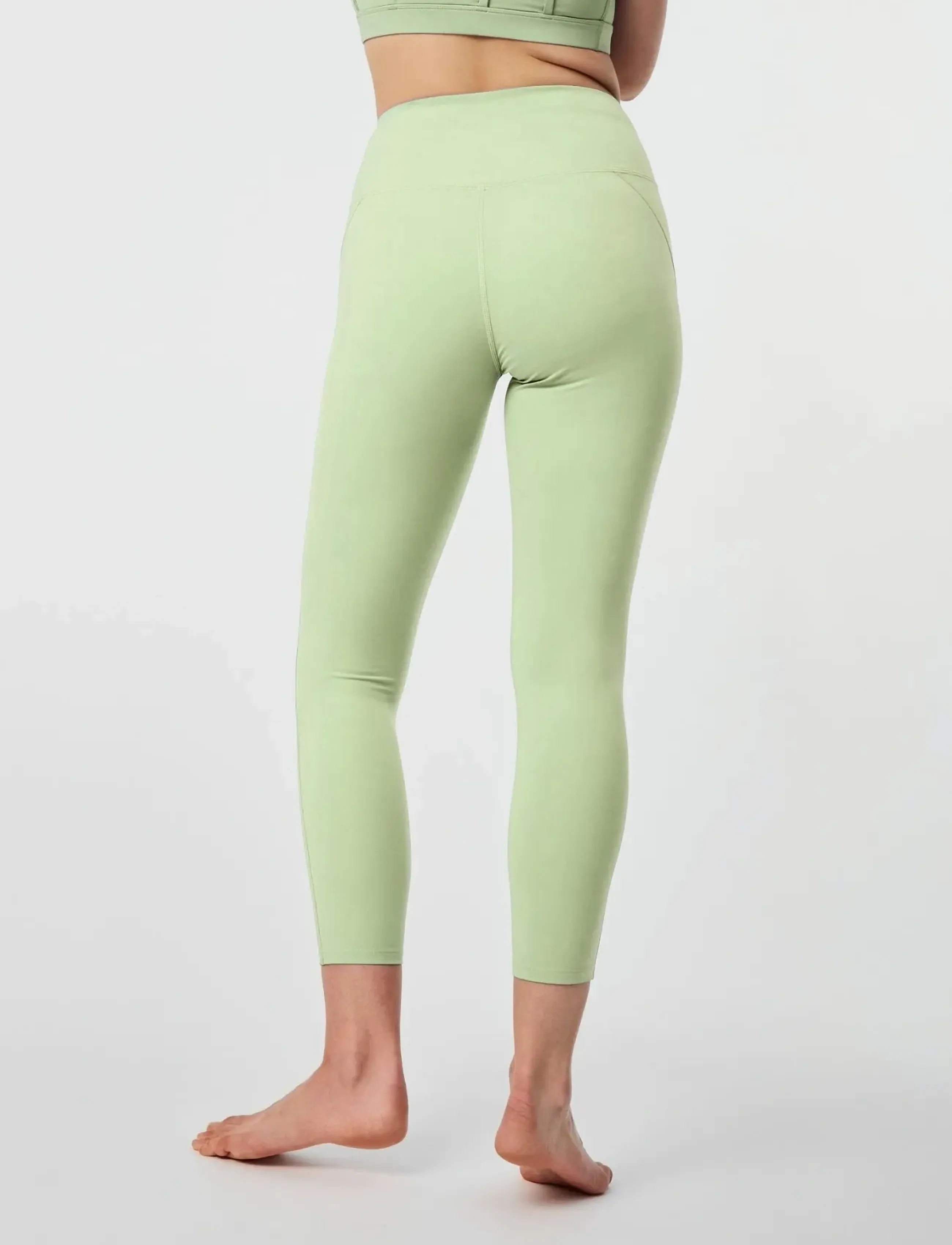 Girlfriend Collective - Compressive High-Rise Legging, 7/8 - 7/8 længde - key lime - 4