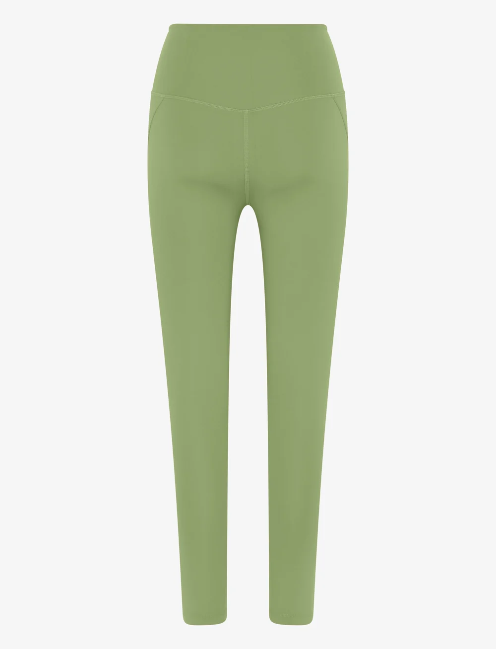 Girlfriend Collective - Compressive High-Rise Legging, 7/8 - sportinės tamprės - mantis - 2