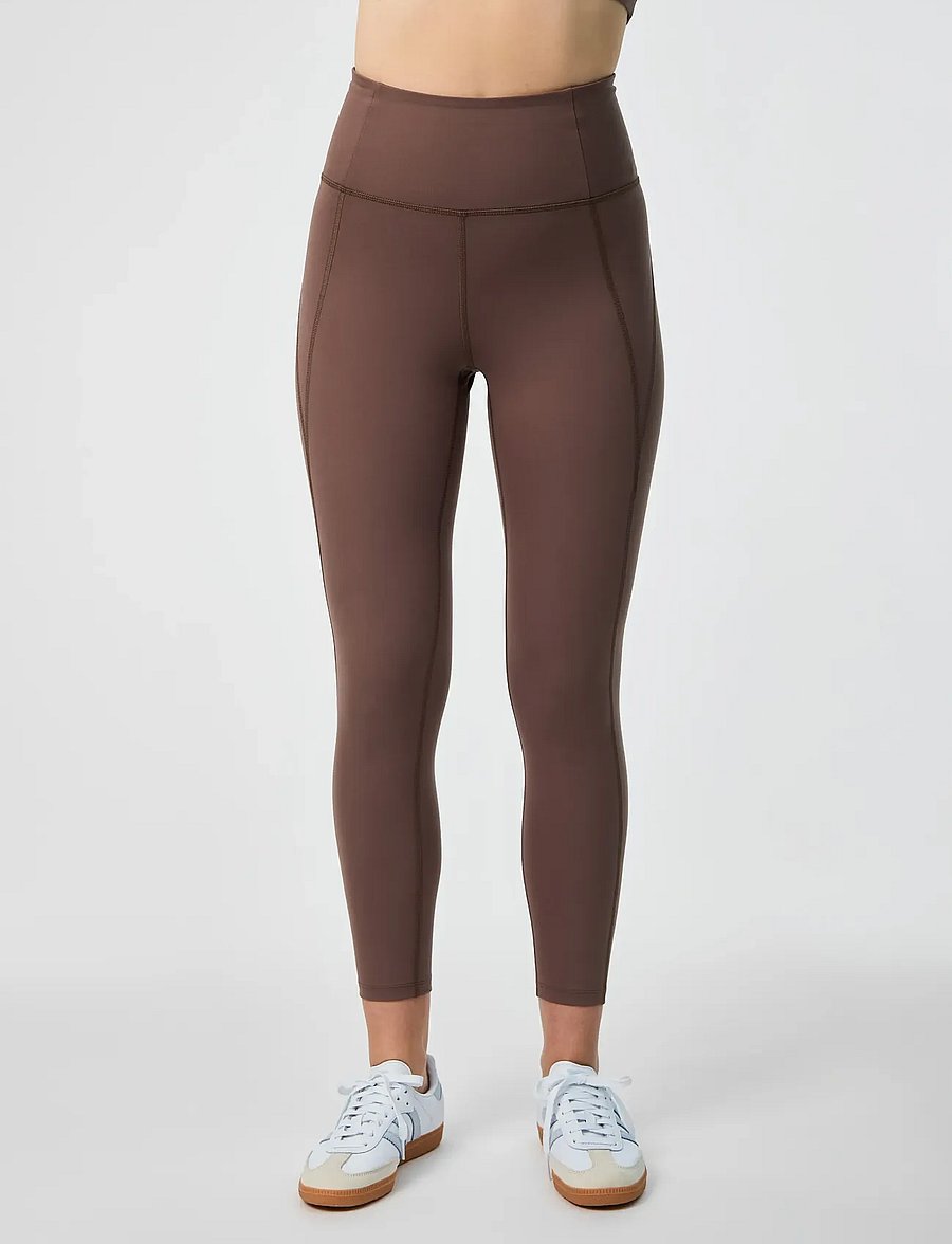 Girlfriend Collective - Compressive High-Rise Legging, 7/8 - 7/8 ilgis - porcini - 3