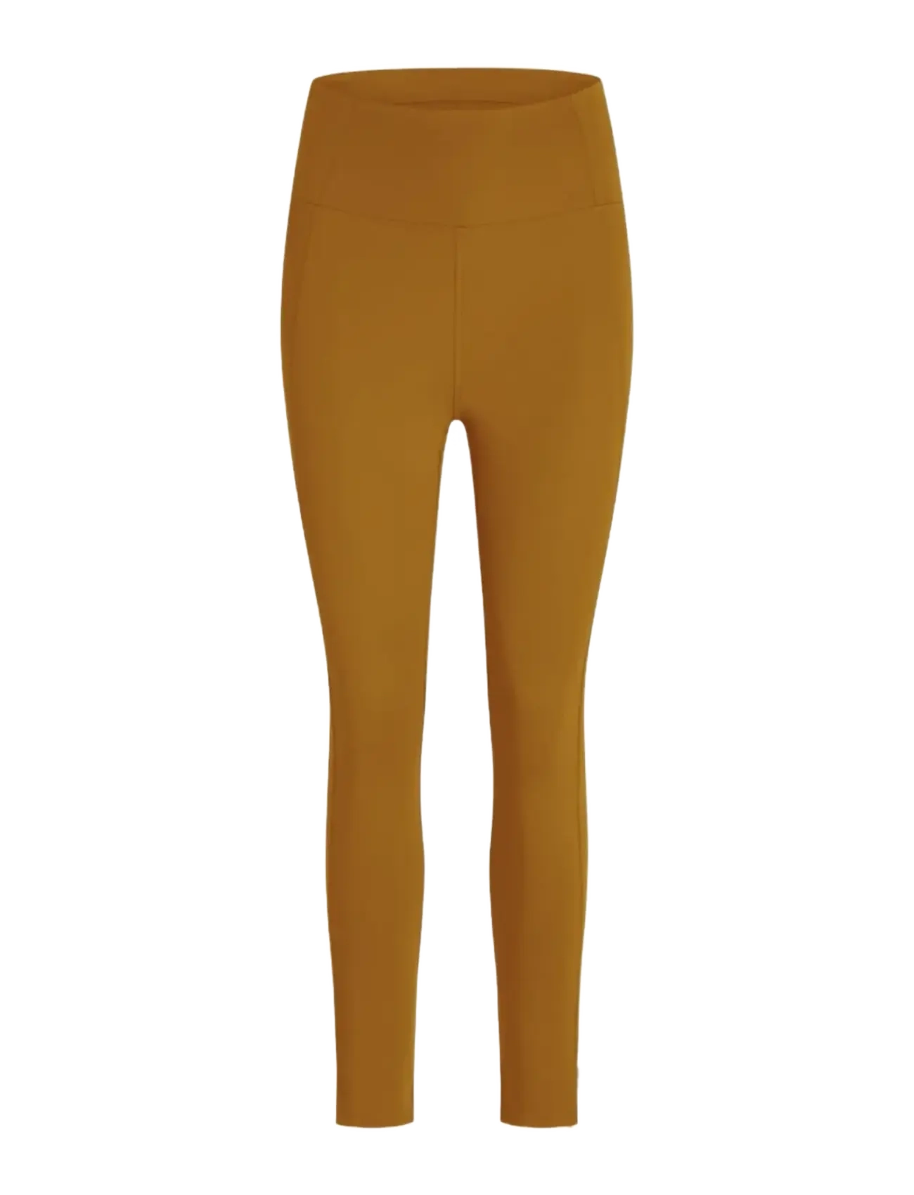 Girlfriend Collective Compressive High-Rise Legging, 7/8 - Riided - SADDLE / brown