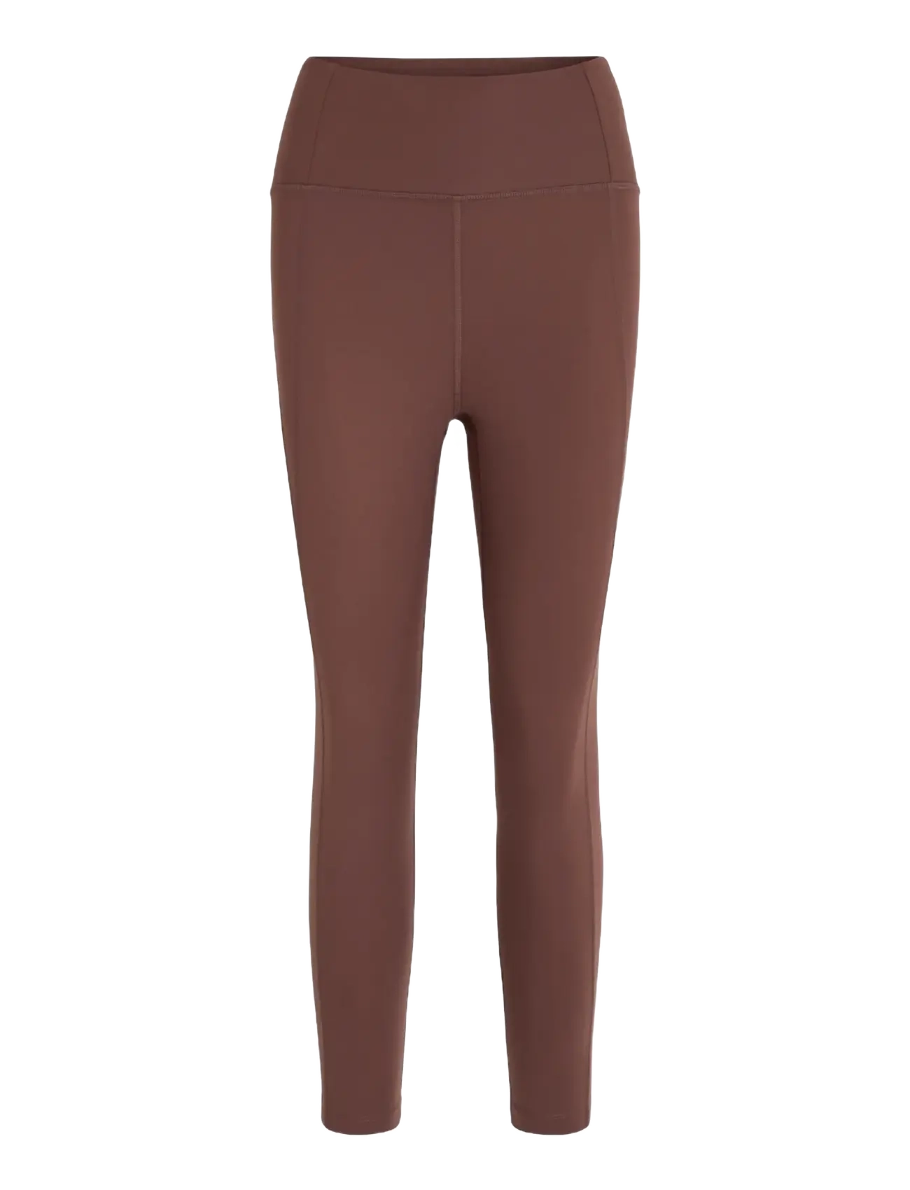 Girlfriend Collective Compressive High-Rise Legging, 7/8 - Riided - STORM / brown