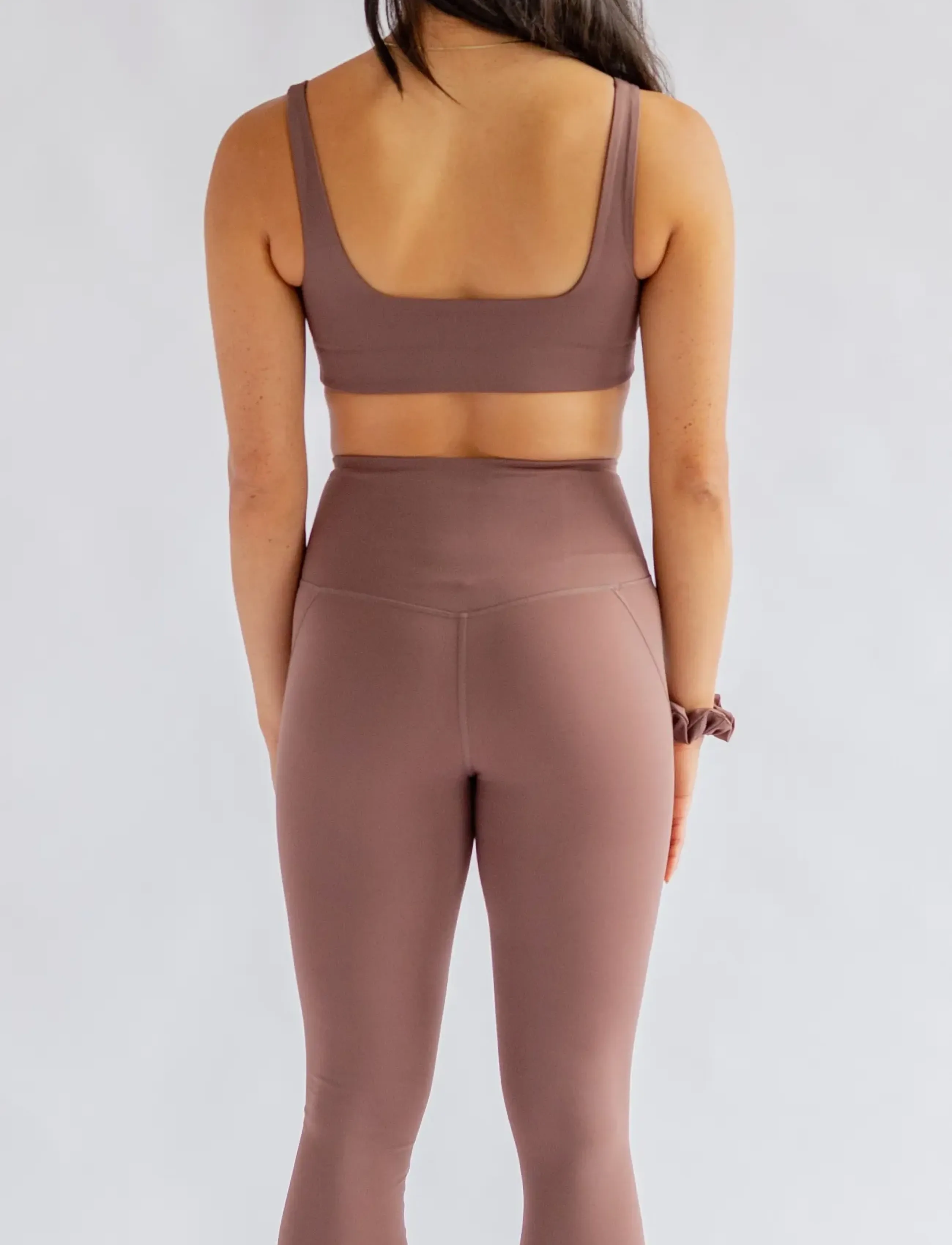 Girlfriend Collective - Compressive High-Rise Legging, 7/8 - 7/8 længde - storm - 4