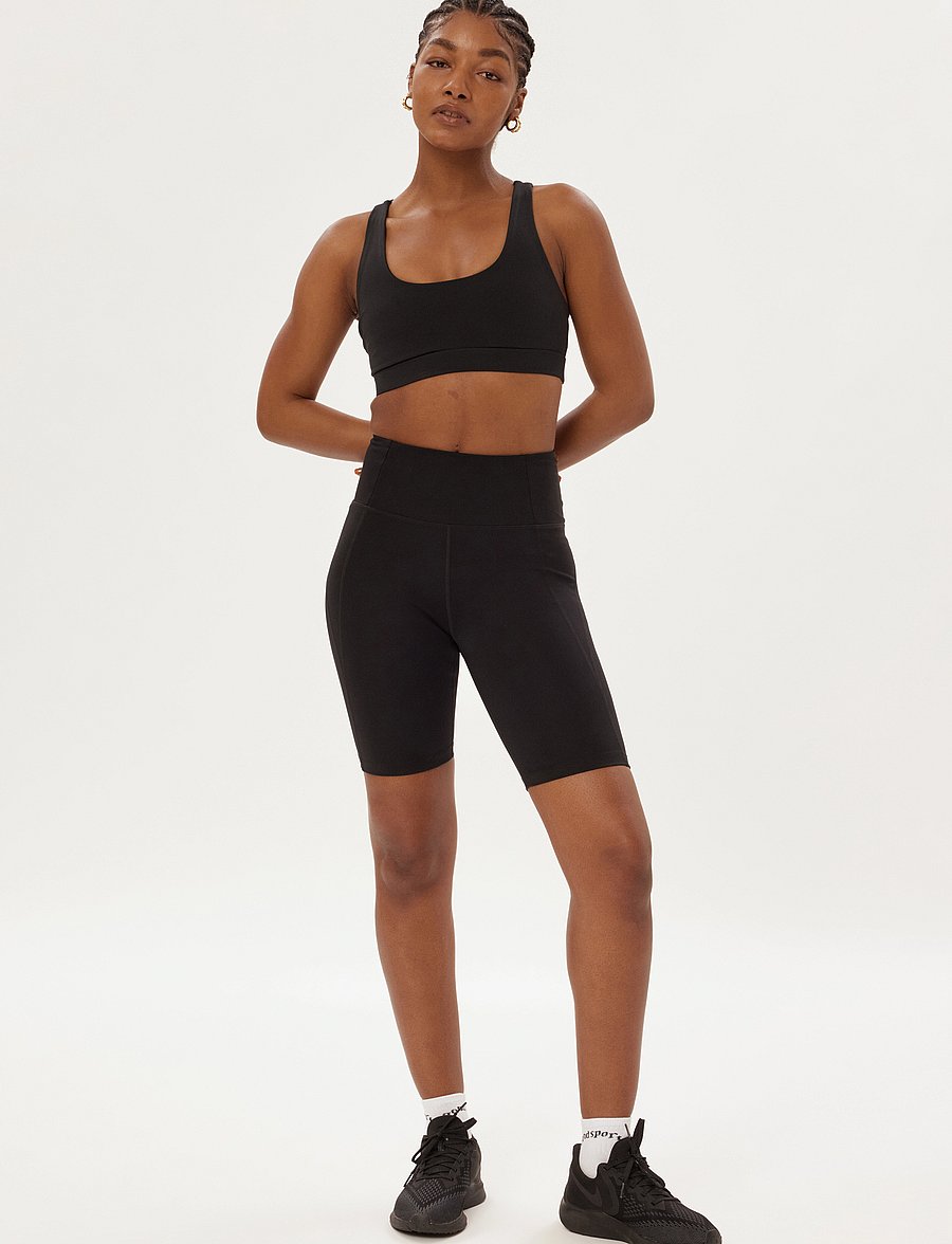 Girlfriend Collective - Compressive High-Rise Bike Shorts - sporta šorti - black - 0