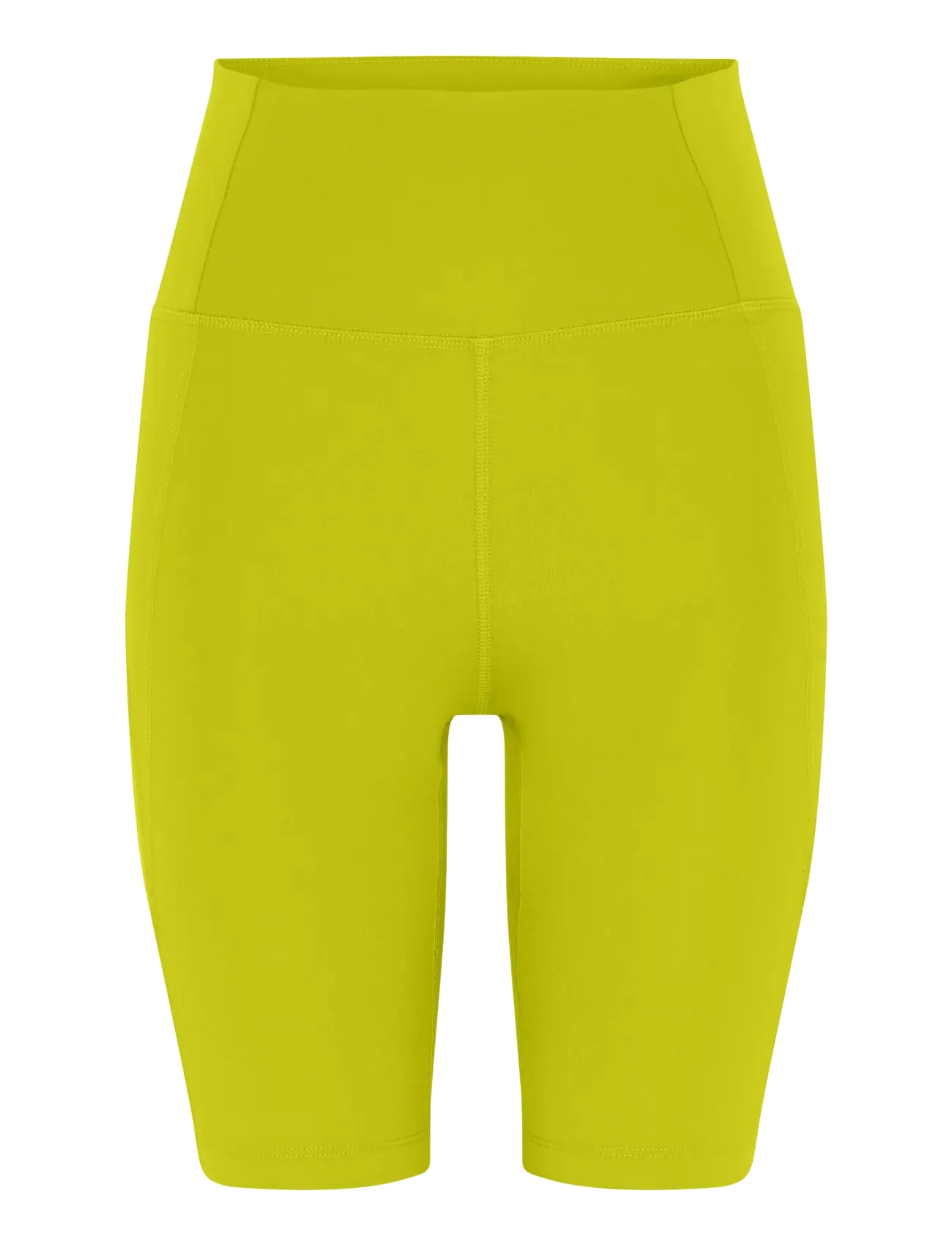 Girlfriend Collective Compressive High-Rise Bike Shorts - Girlfriend Collective - CHARTREUSE / green