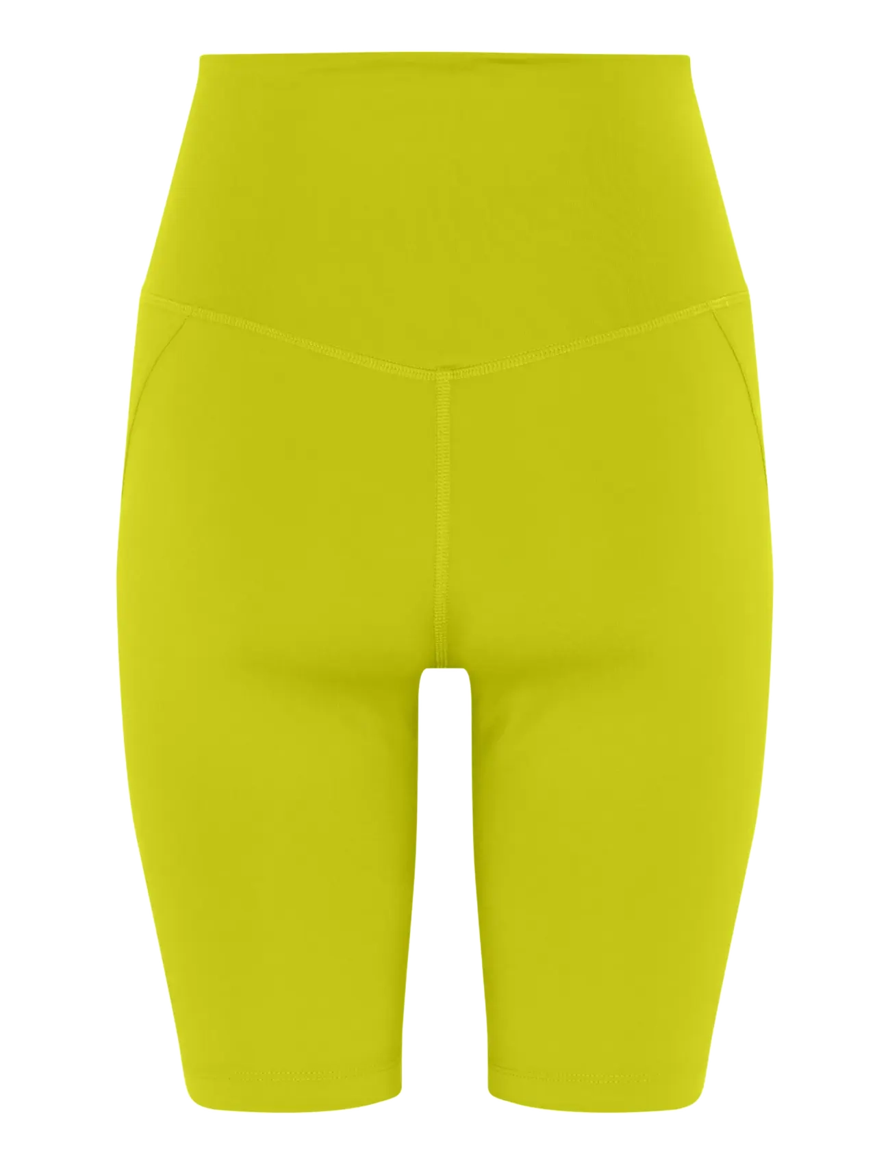 Girlfriend Collective - Compressive High-Rise Bike Shorts - laveste priser - chartreuse - 2