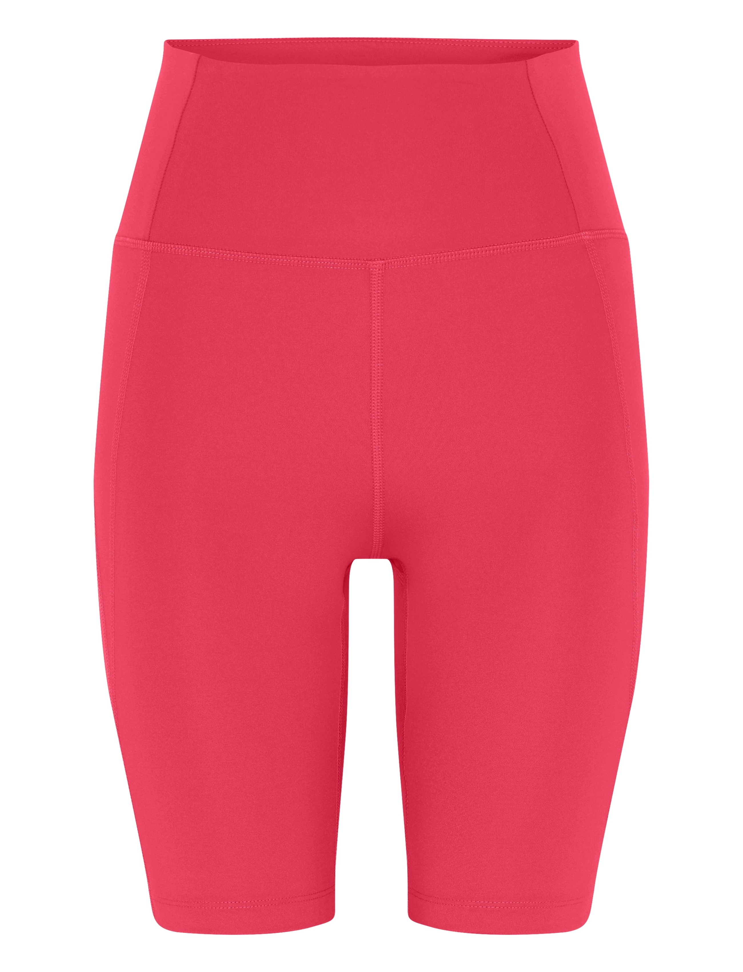 Girlfriend Collective Compressive High-Rise Bike Shorts - Gecertificeerd gerecycled polyester - GERANIUM / coral