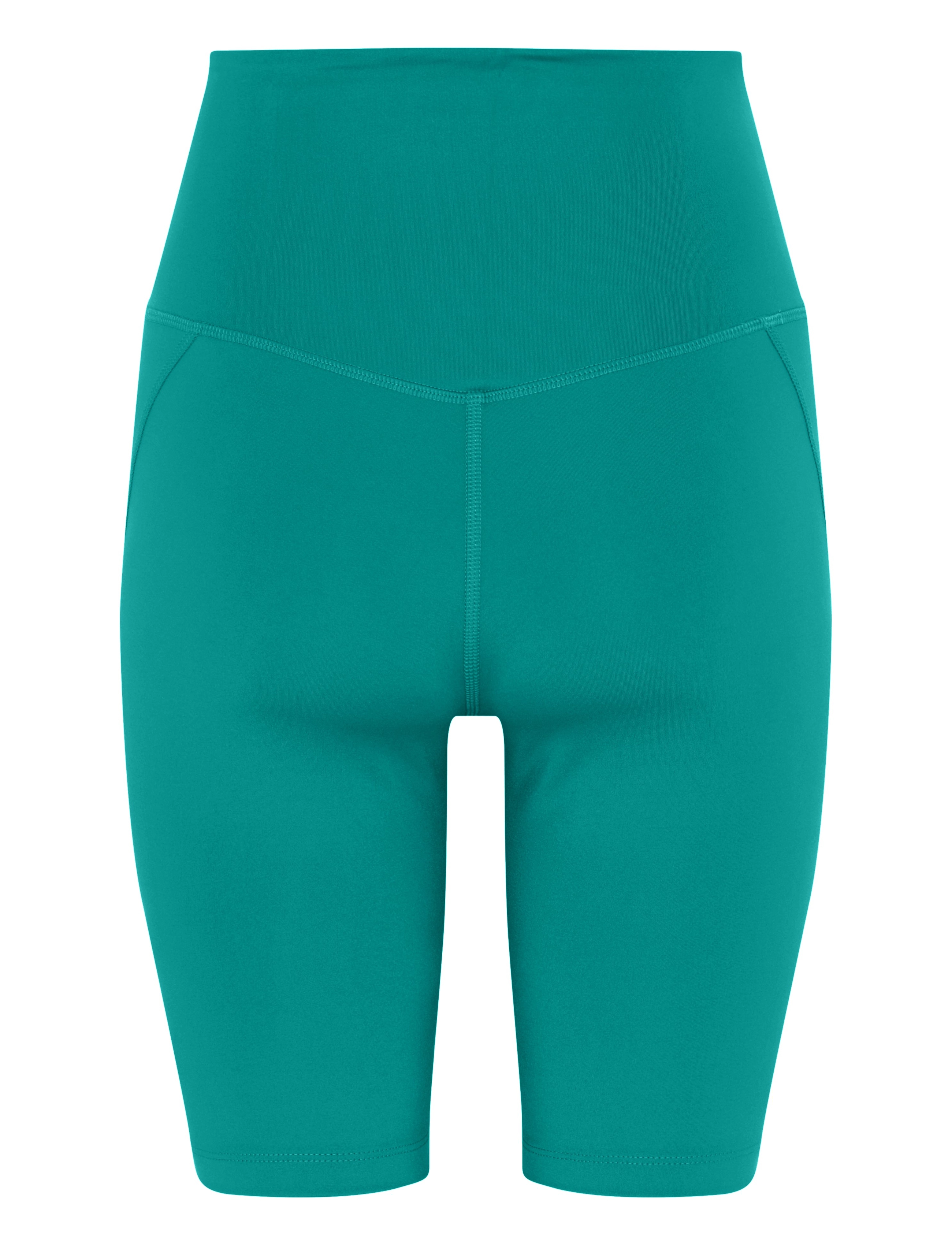 Girlfriend Collective - Compressive High-Rise Bike Shorts - laveste priser - peacock - 2