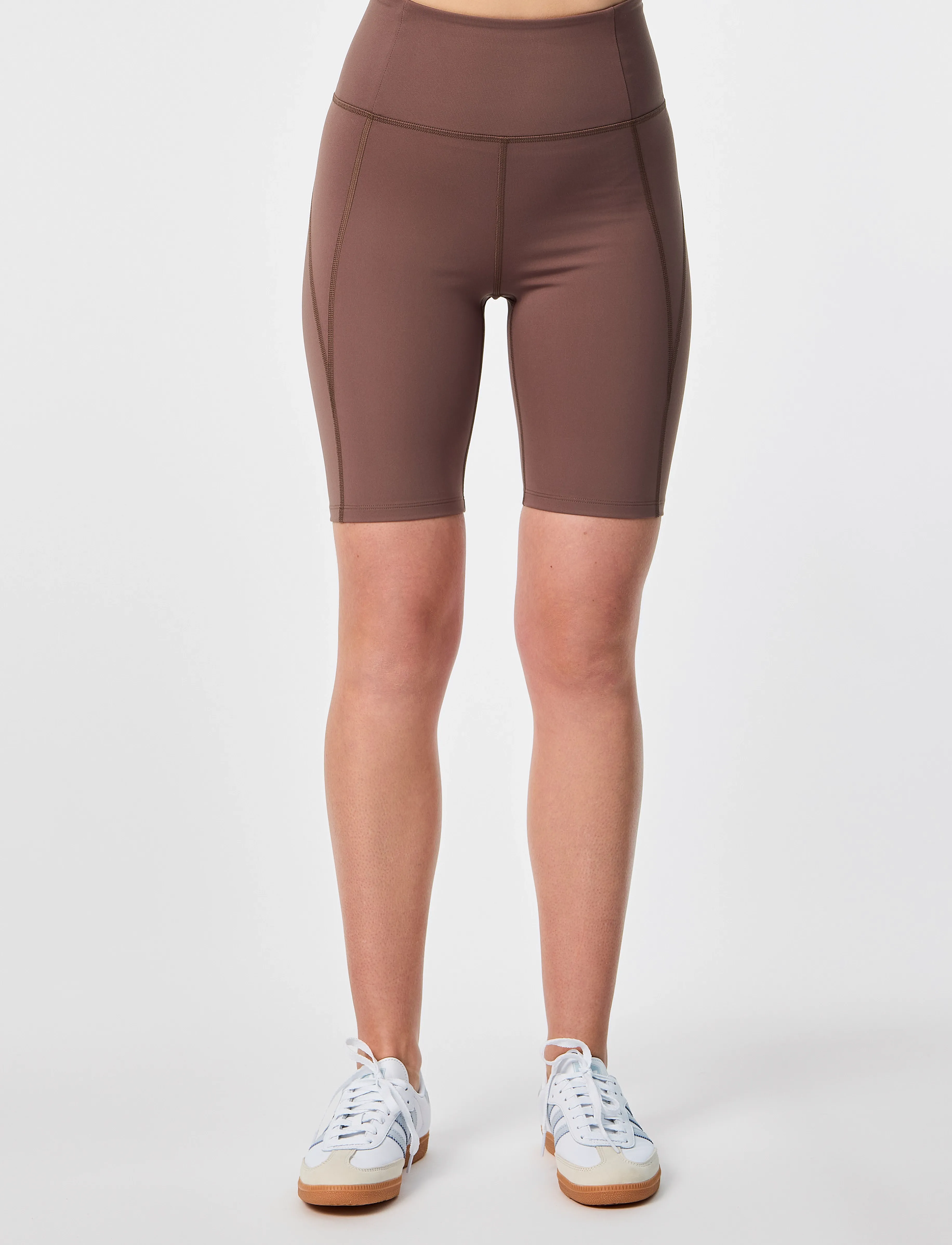Girlfriend Collective - Compressive High-Rise Bike Shorts - laveste priser - porcini - 3