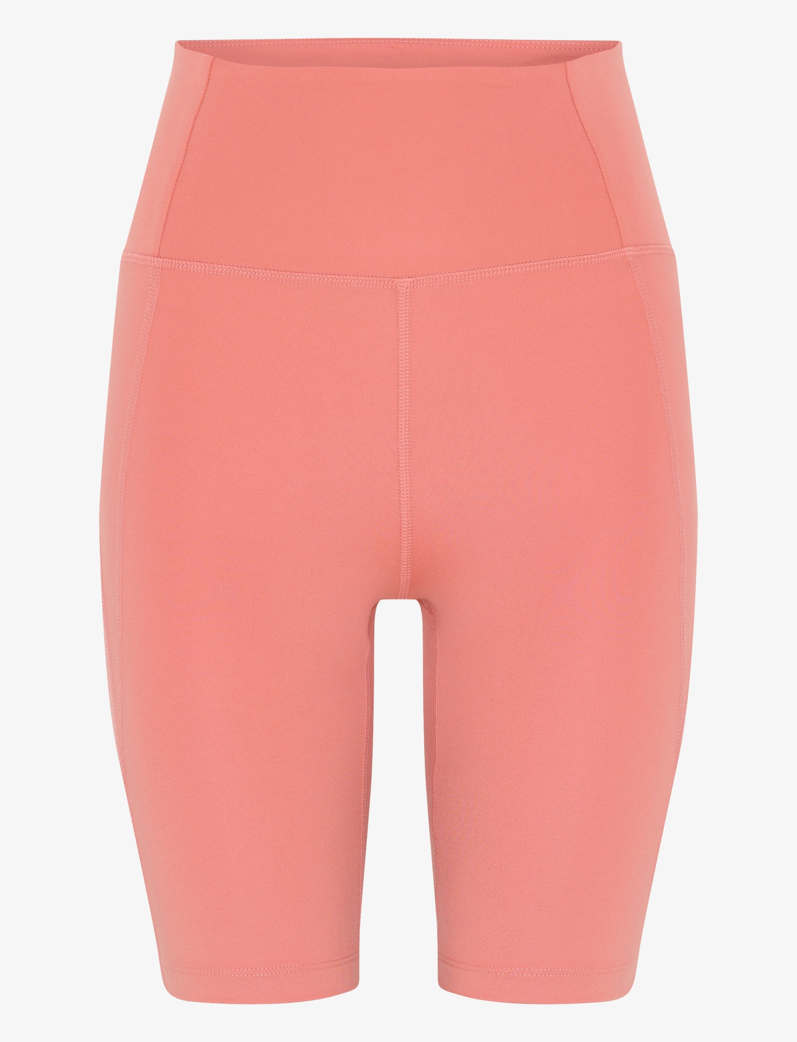 Girlfriend Collective Compressive High-Rise Bike Shorts - Tøj - PRIMROSE / coral