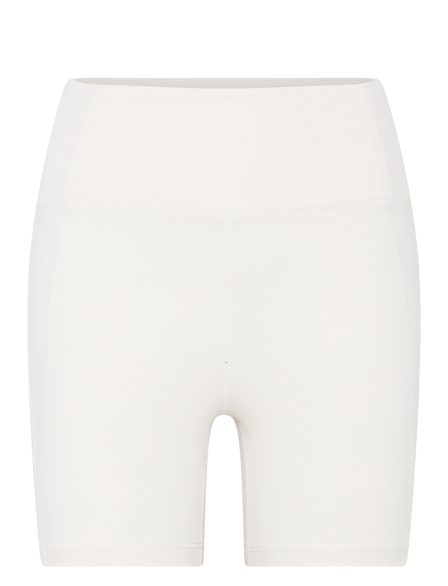 Girlfriend Collective - Compressive High-Rise Run Shorts - trainingsshorts - ivory - 1