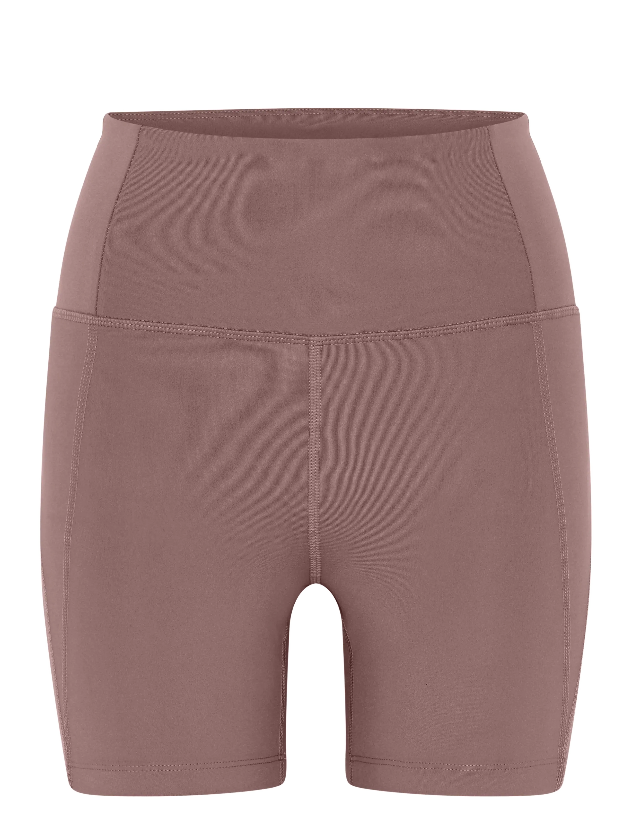 GIRLFRIEND COLLECTIVE Compressive High-Rise Run Shorts Braun - L - Damen