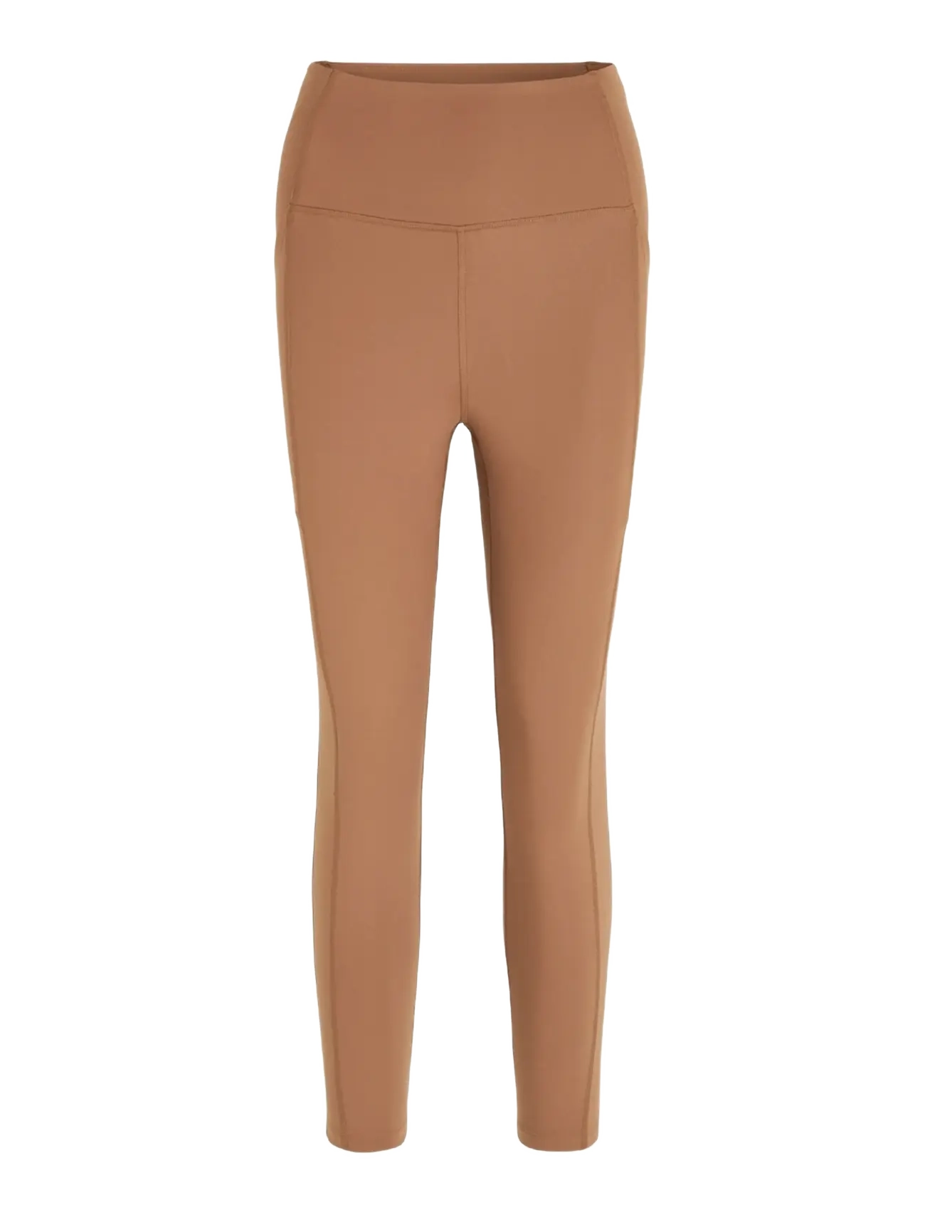 Girlfriend Collective Pocket High-Rise Legging, Long - Tøj - ANTLER / brown