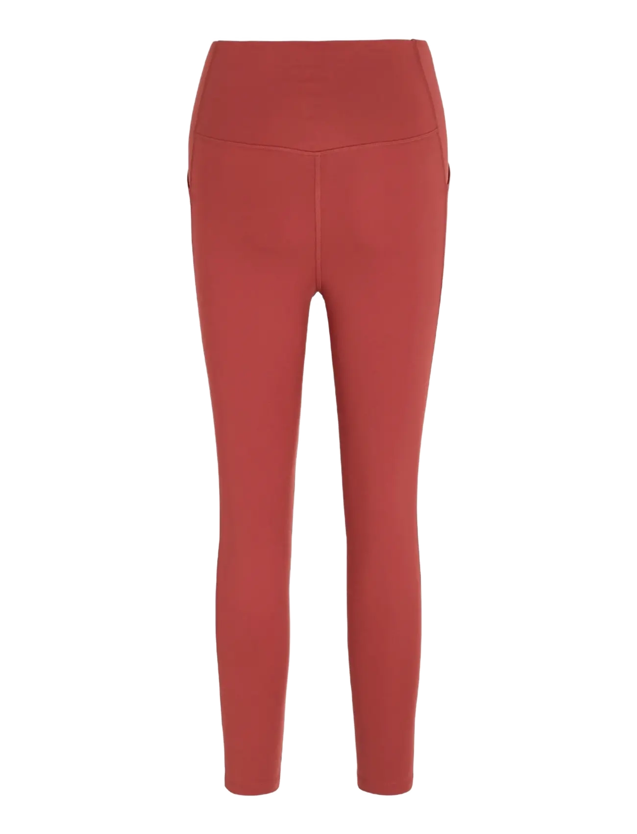 Girlfriend Collective - Pocket High-Rise Legging, Long - fuld længde - ember - 2