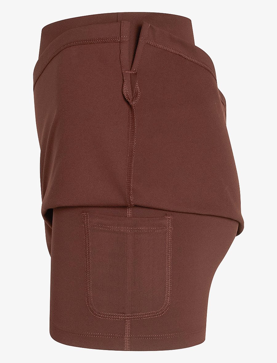 Girlfriend Collective - The Skort, High-Rise - sportiniai sijonai - earth - 3