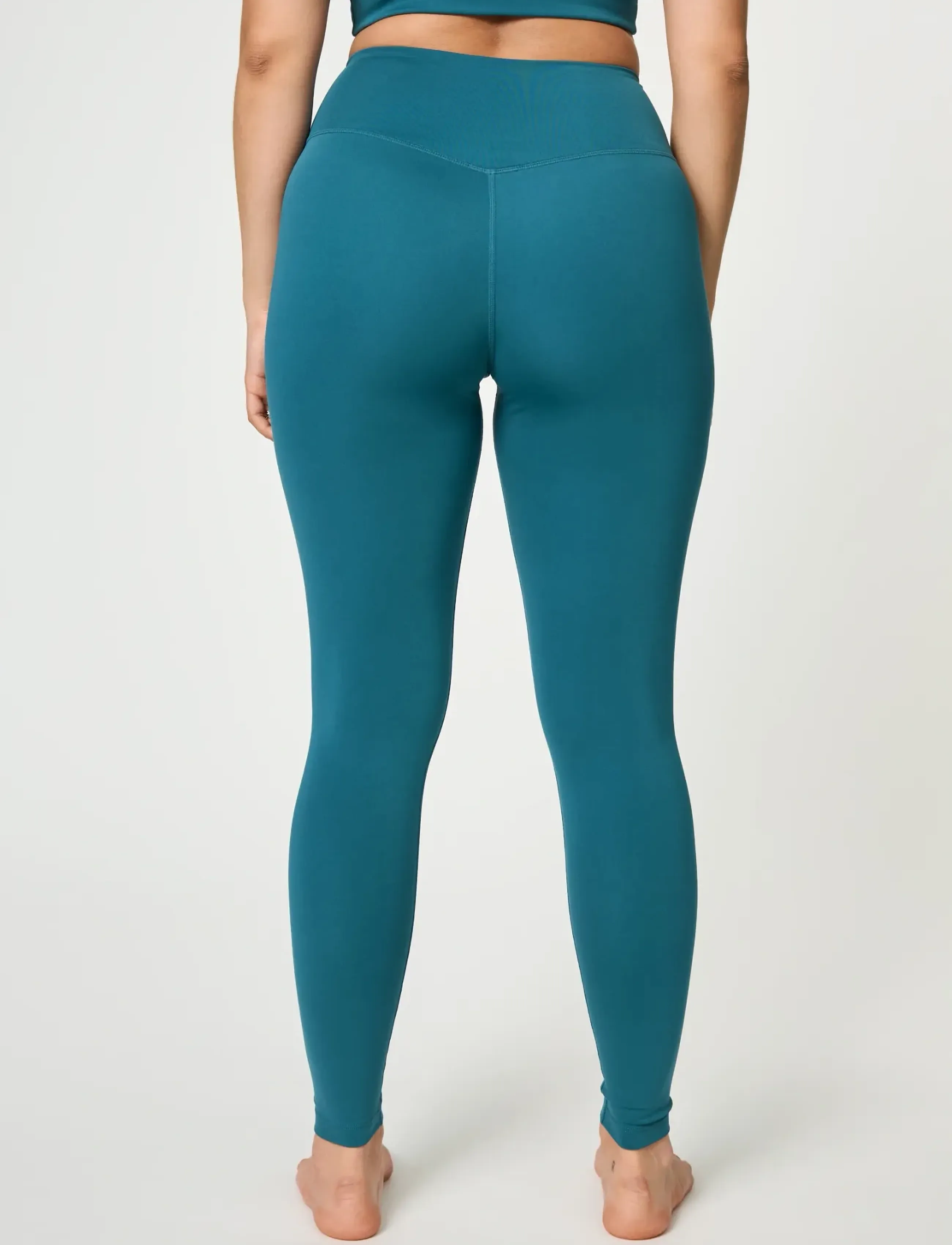 Girlfriend Collective - Float High-Rise Legging, Long - fuld længde - dark ixia - 3