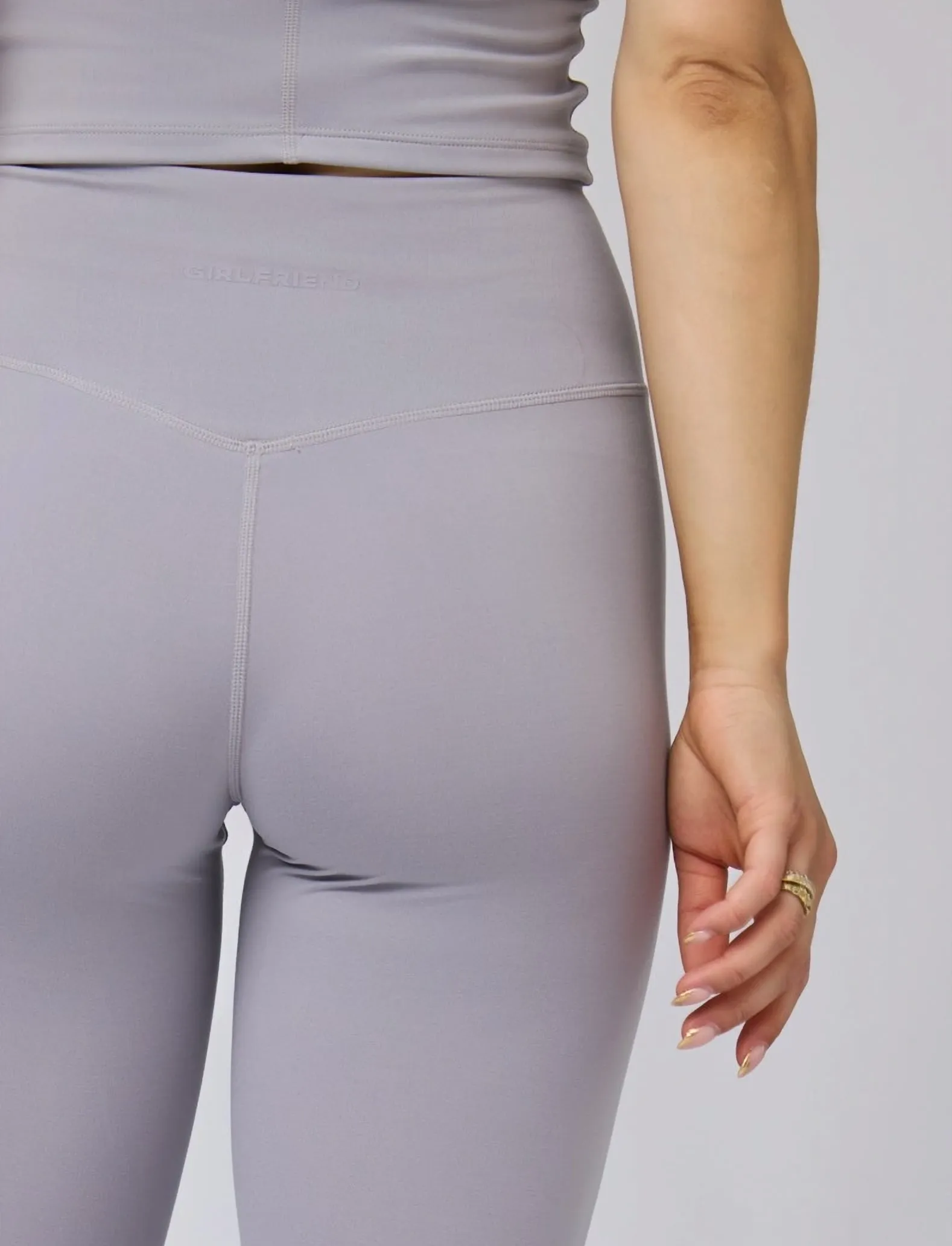 Girlfriend Collective - Float High-Rise Legging, Long - fuld længde - lavender gem - 4