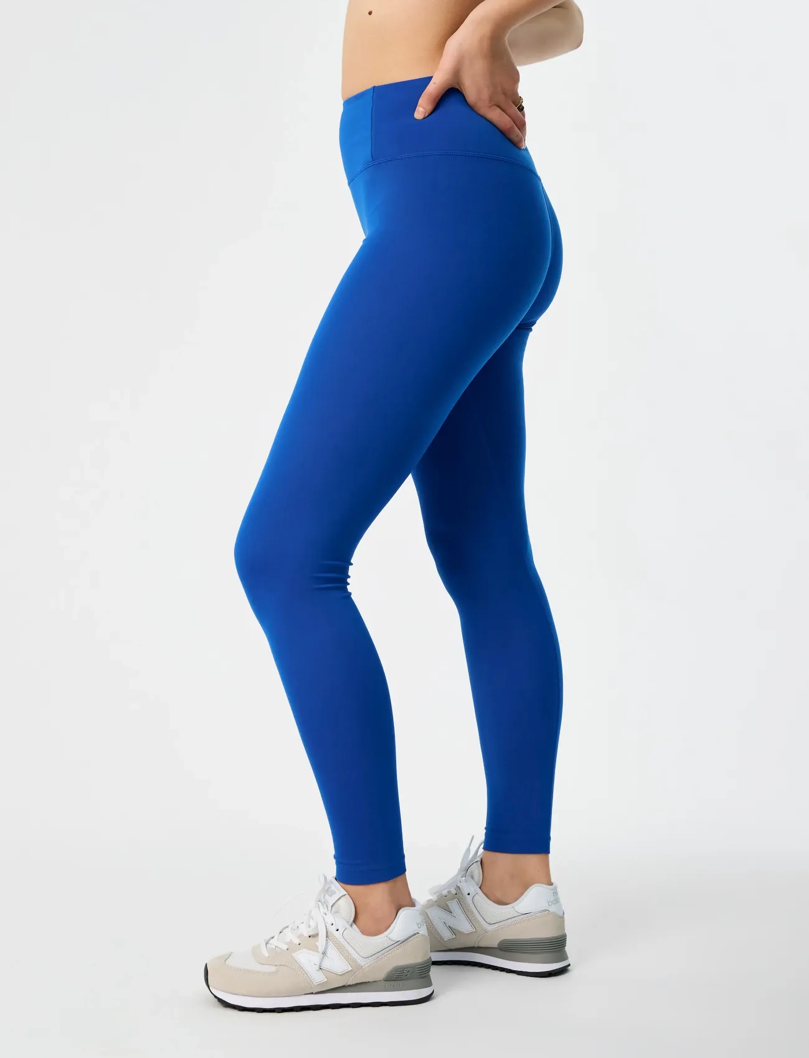 Girlfriend Collective - Float High-Rise Legging, Long - fuld længde - ultramarine - 4