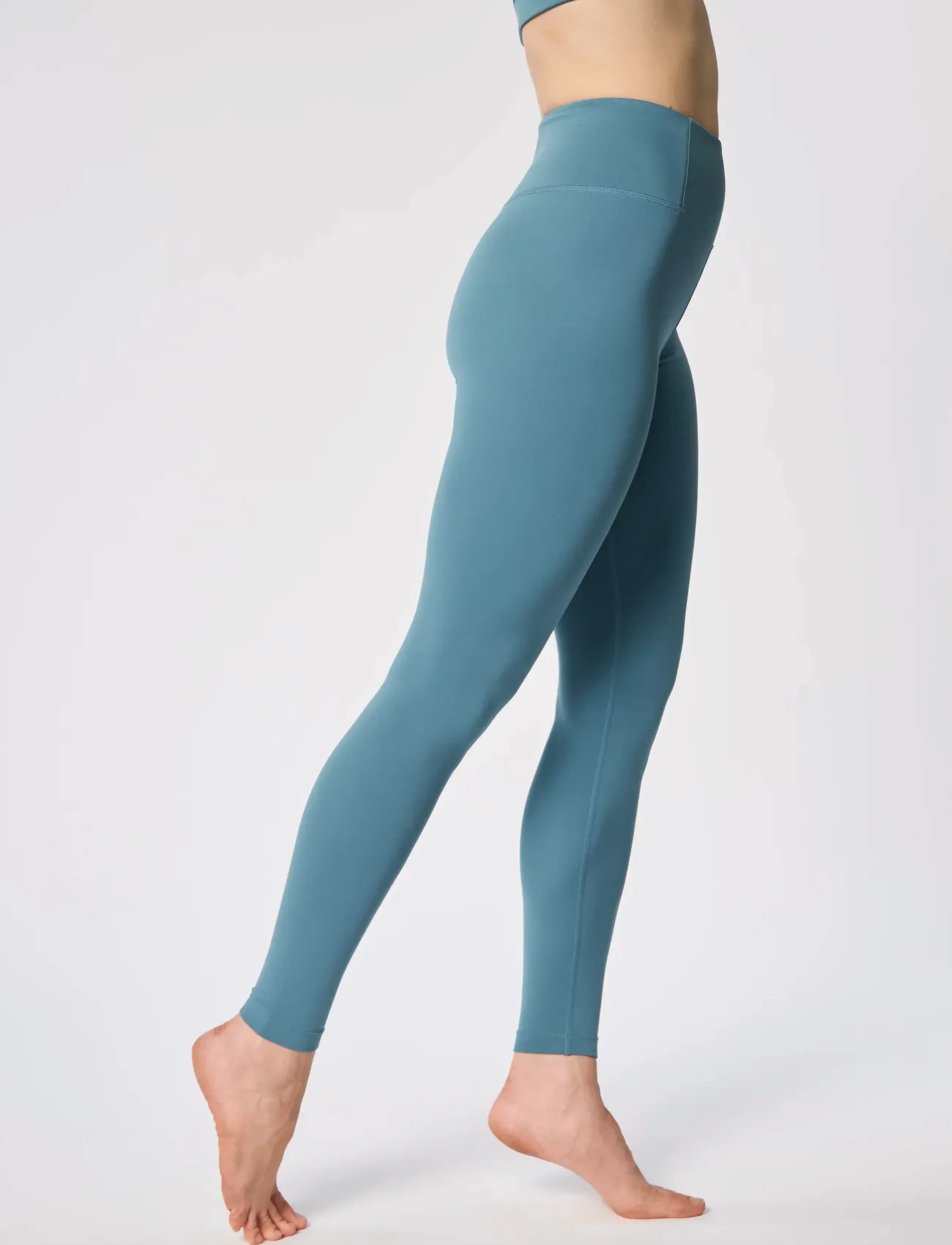 Girlfriend Collective - Float High-Rise Legging, Long - fuld længde - wave - 3