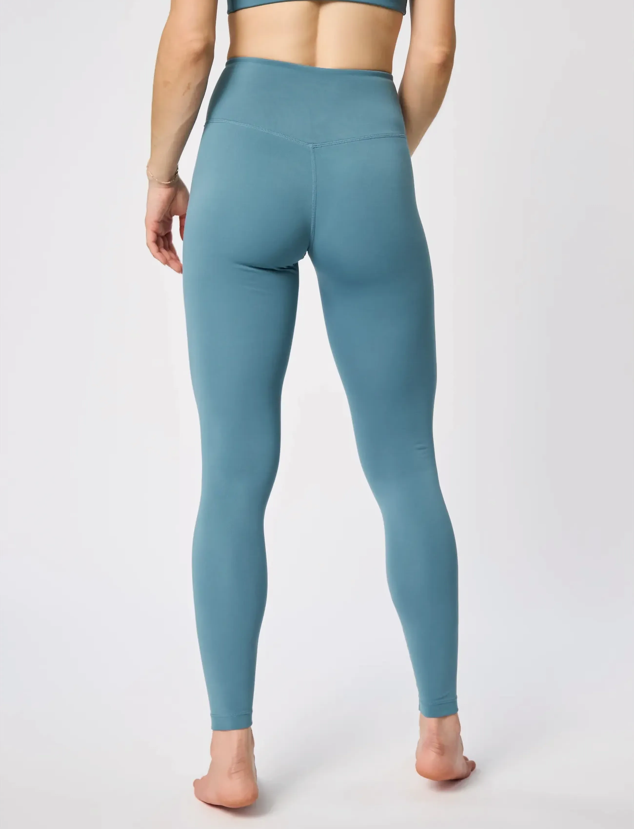 Girlfriend Collective - Float High-Rise Legging, Long - fuld længde - wave - 4