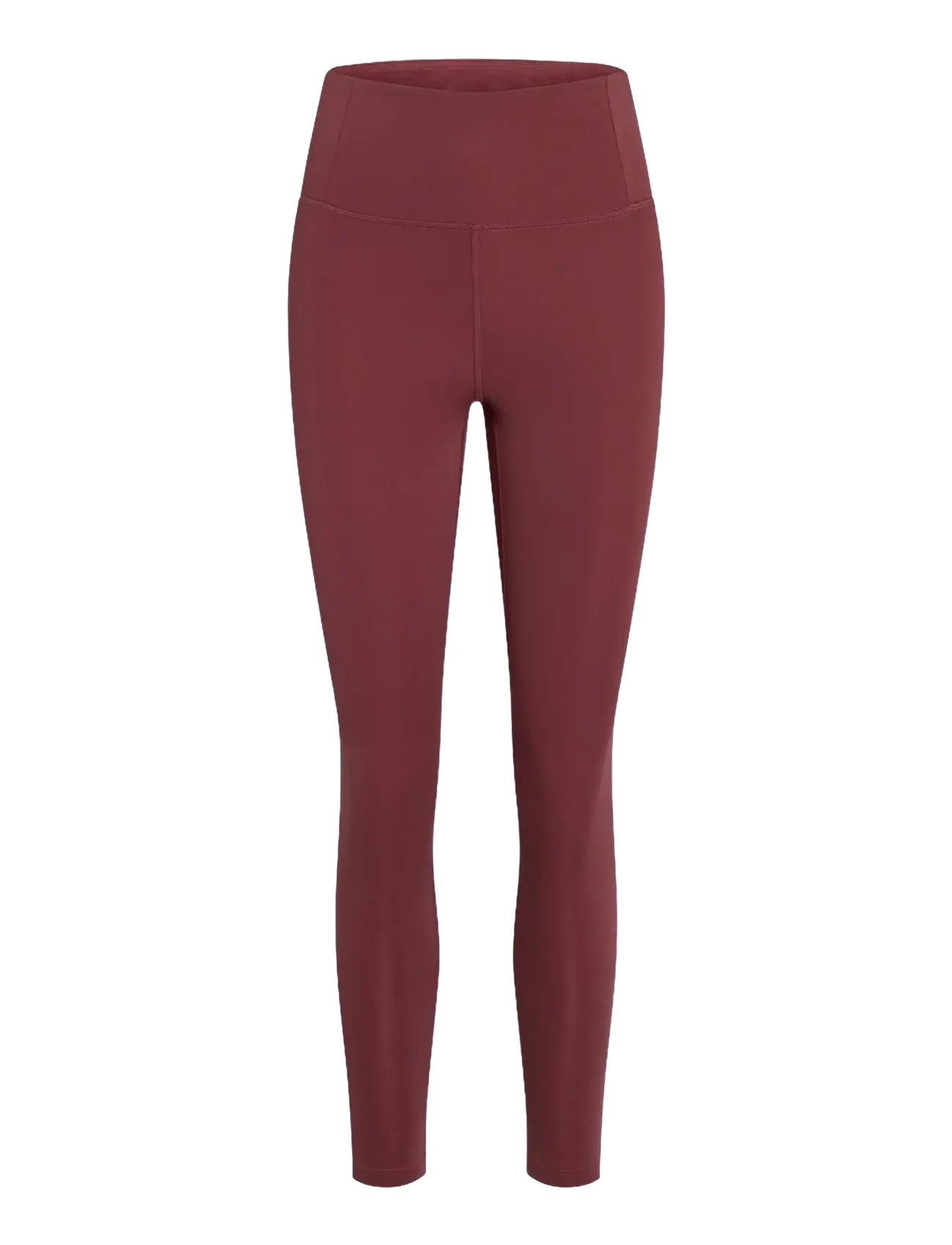 Girlfriend Collective Float High-Rise Legging, 7/8 - Tøj - FIG / burgundy