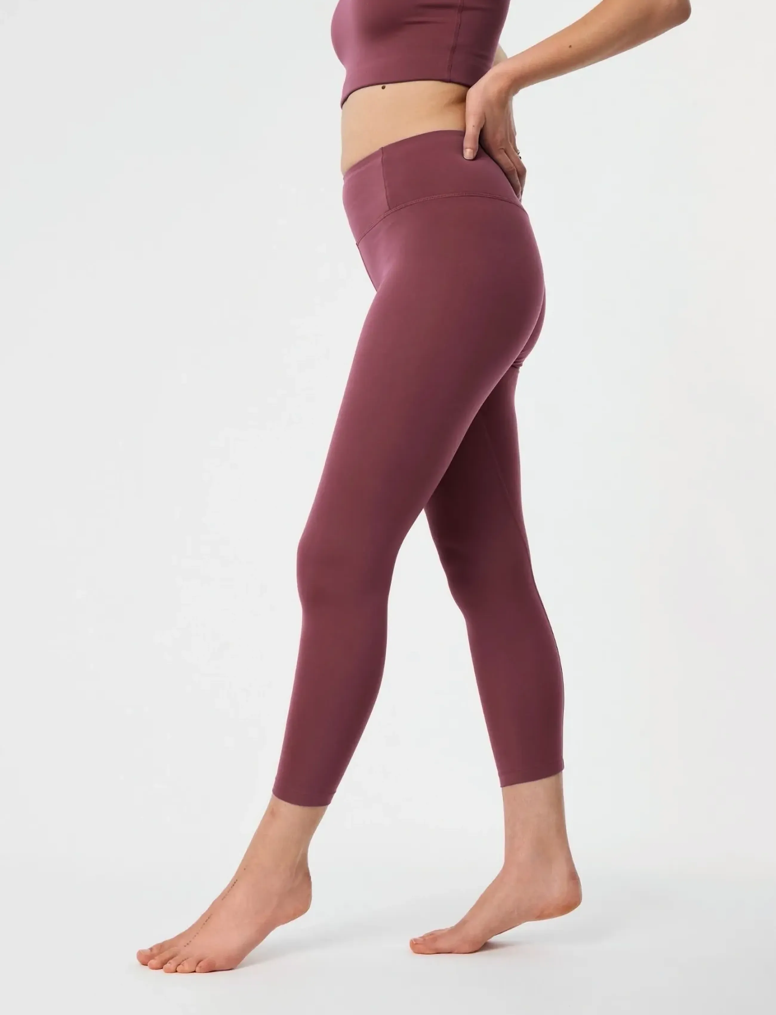 Girlfriend Collective - Float High-Rise Legging, 7/8 - 7/8 længde - fig - 5