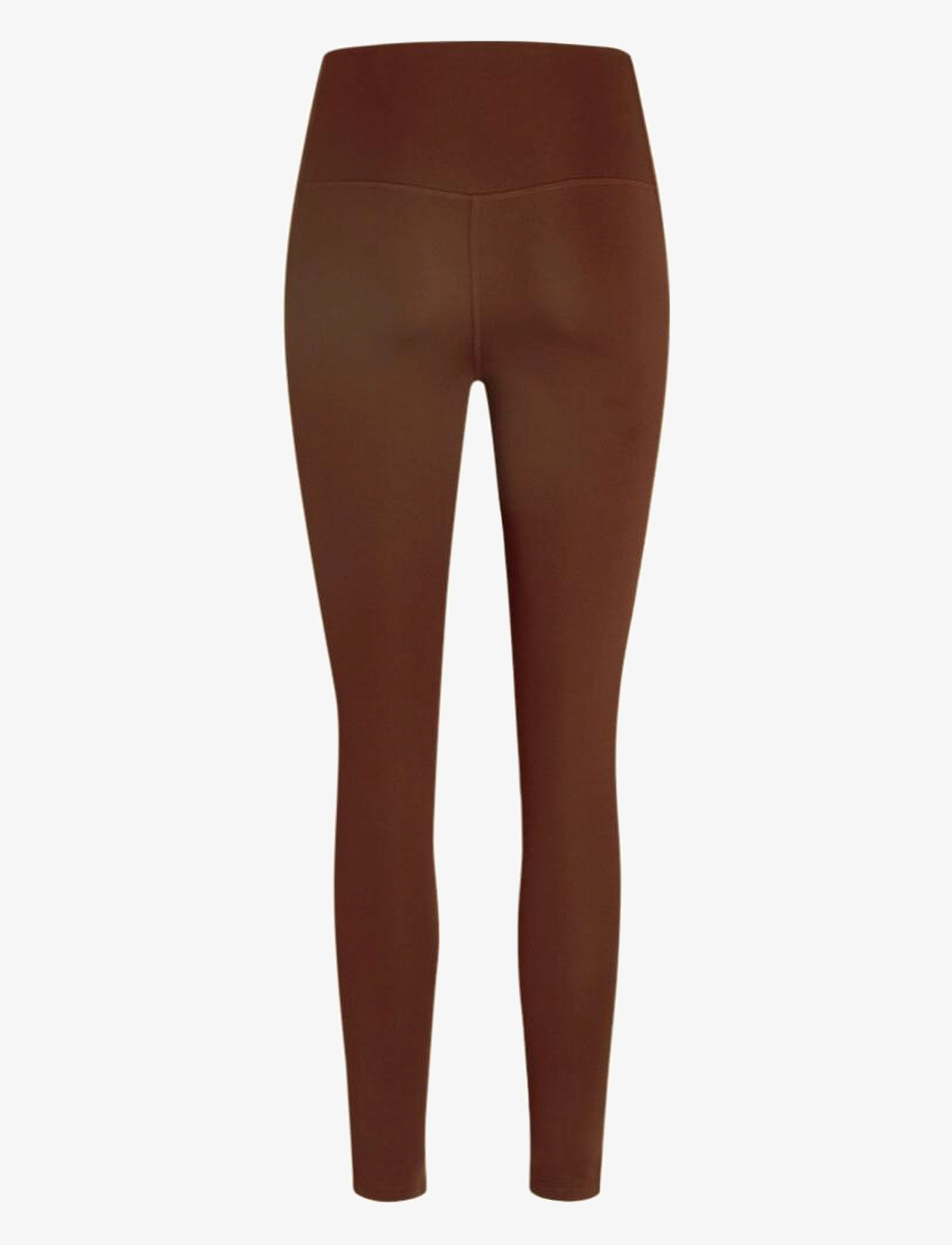 Girlfriend Collective Pocket High-Rise Legging, 7/8 - Tøj - EARTH / brown