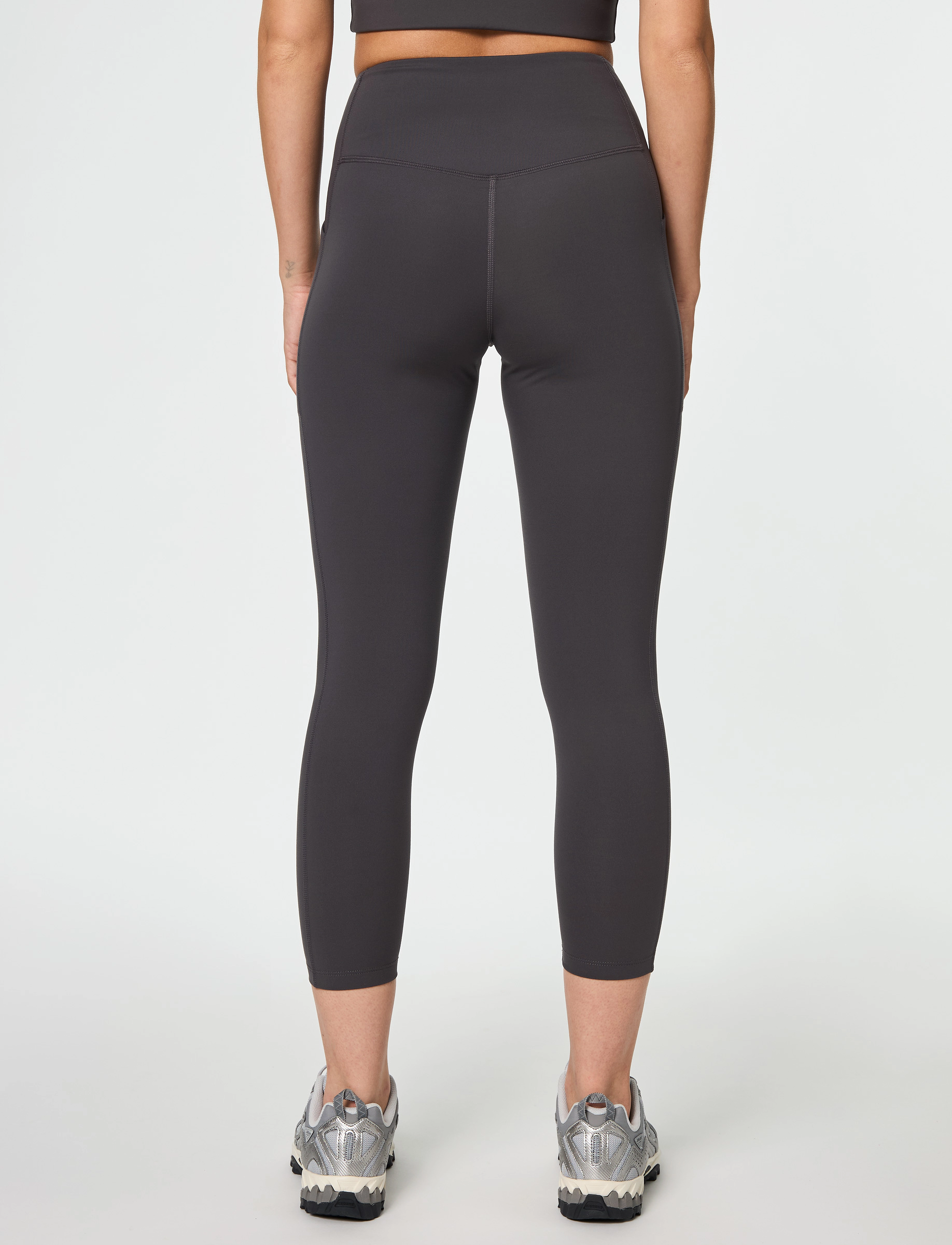 Girlfriend Collective - Pocket High-Rise Legging, 7/8 - 7/8 længde - moon - 3