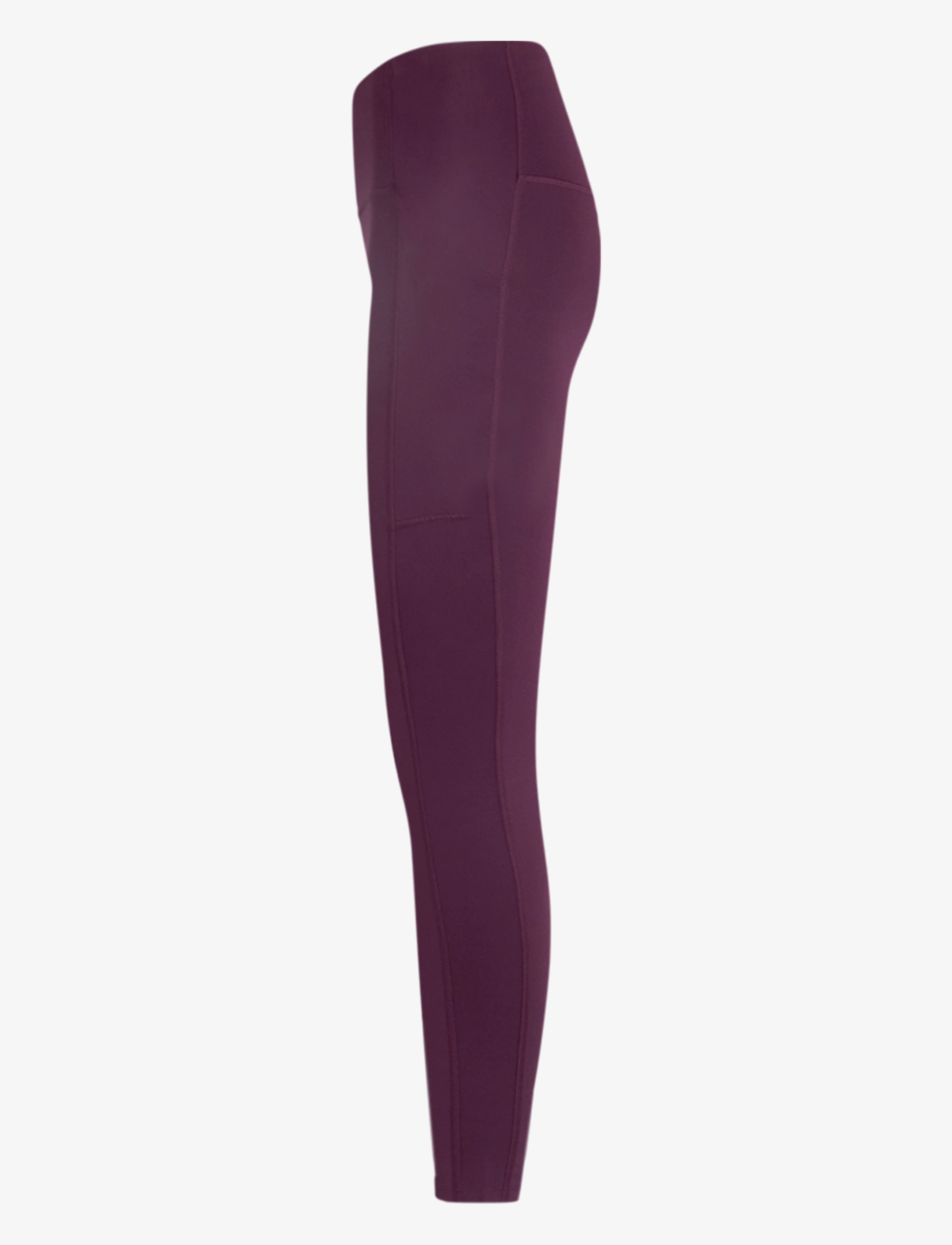 Girlfriend Collective - Pocket High-Rise Legging, 7/8 - 7/8 länge - plum - 3