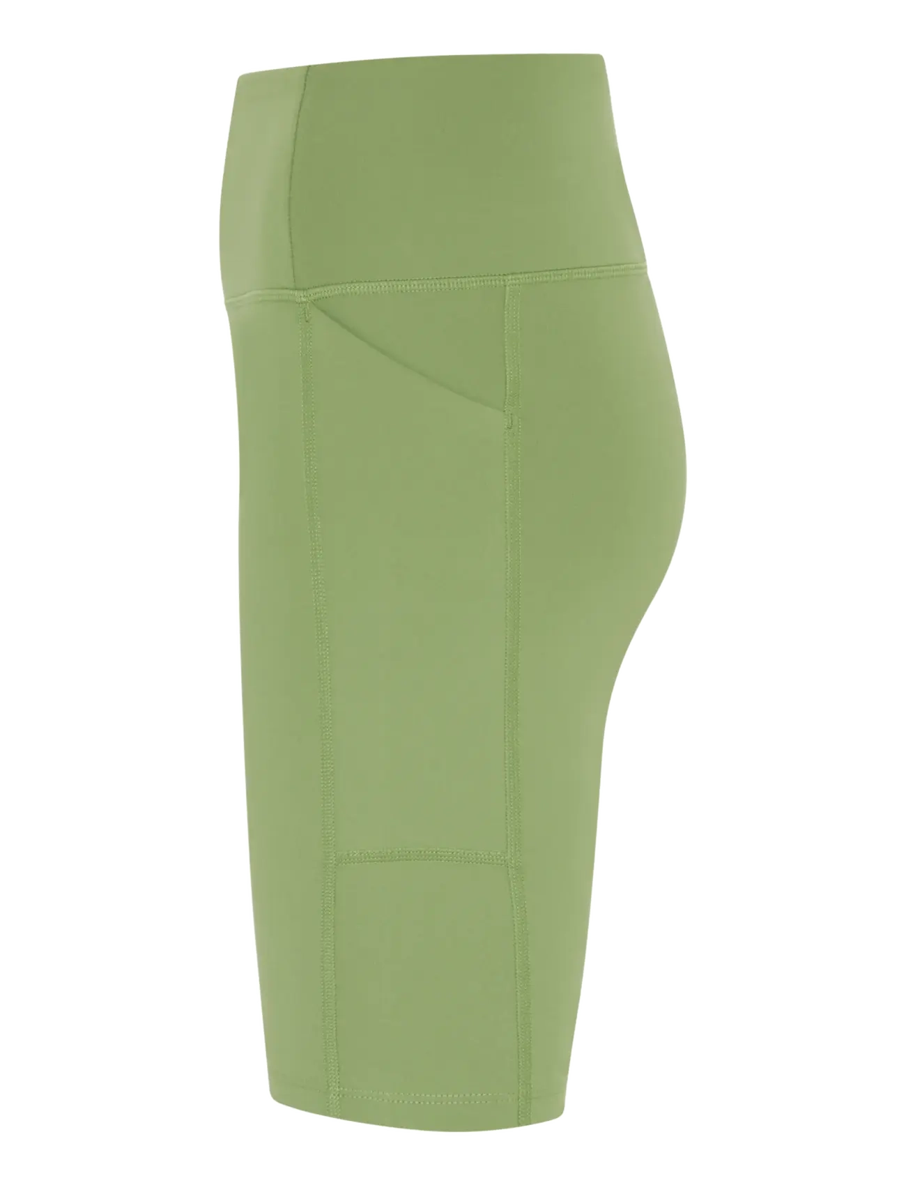 Girlfriend Collective - Pocket High-Rise Bike Shorts - trainings-shorts - mantis - 3