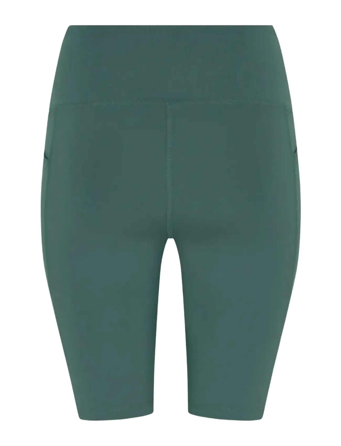 Girlfriend Collective - Pocket High-Rise Bike Shorts - trainings-shorts - moss - 1