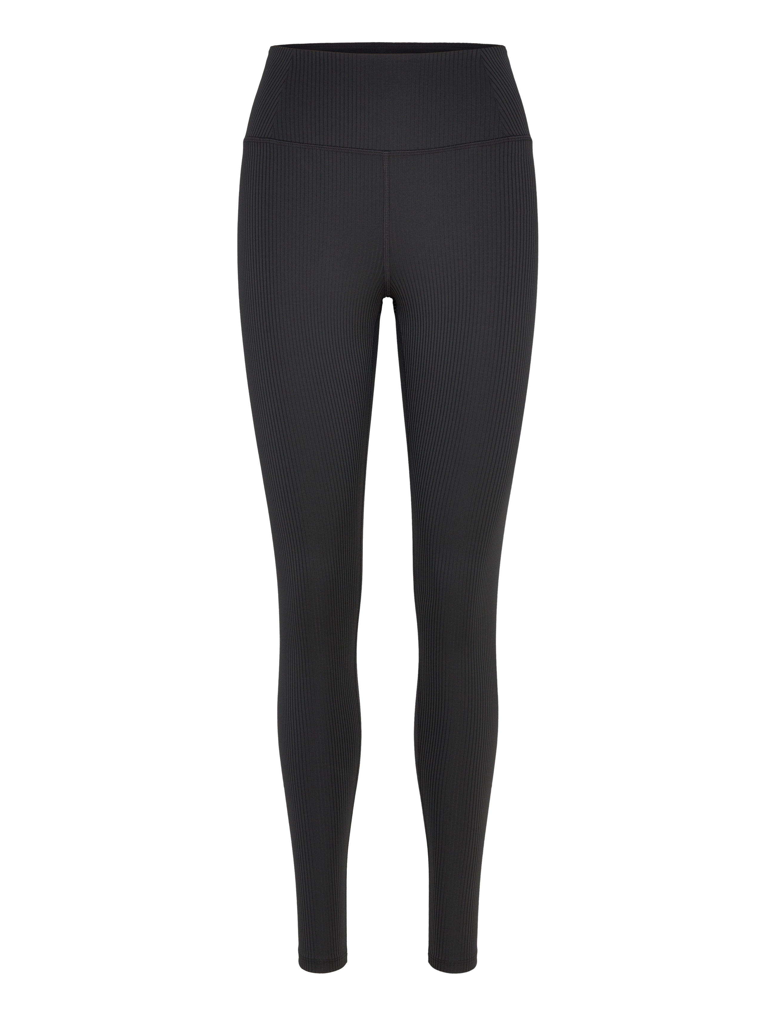 Girlfriend Collective Rib High-Rise Legging, Long - Kläder - BLACK / black