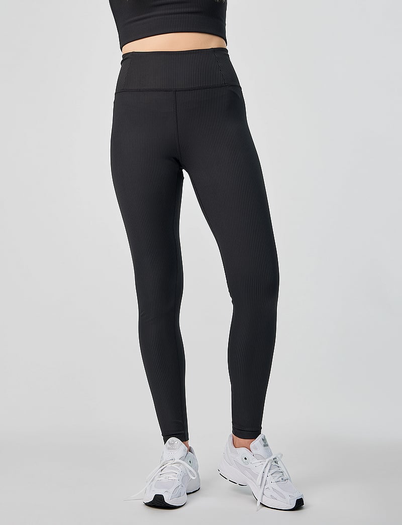 Girlfriend Collective - Rib High-Rise Legging, Long - fuld længde - black - 3