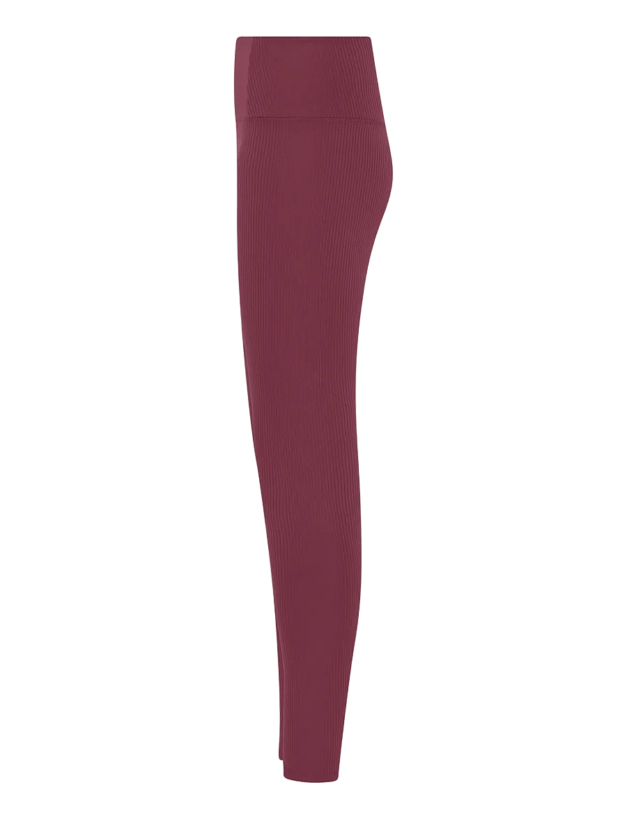 Girlfriend Collective - Rib High-Rise Legging, Long - pilna garuma - goji - 2