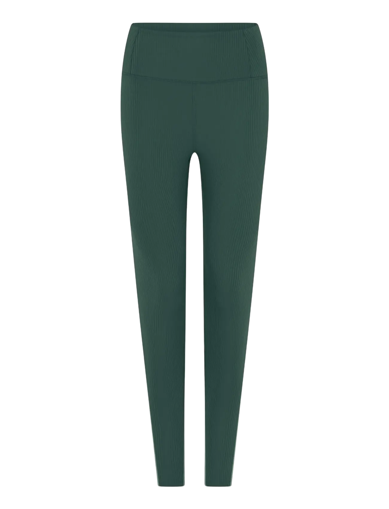 Girlfriend Collective Rib High-Rise Legging, Long - Tights - MOSS / green