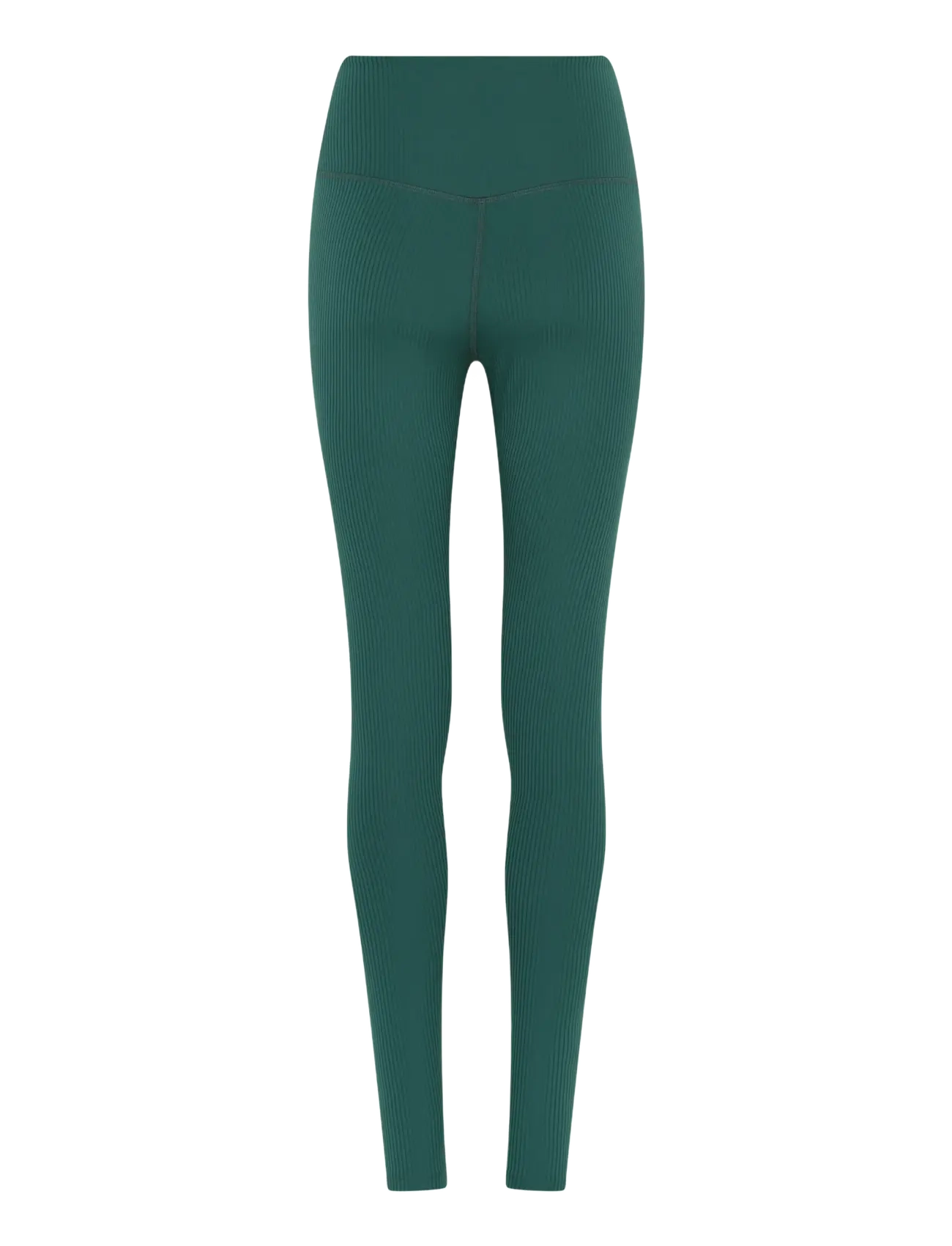 Girlfriend Collective - Rib High-Rise Legging, Long - fuld længde - rain forest - 2