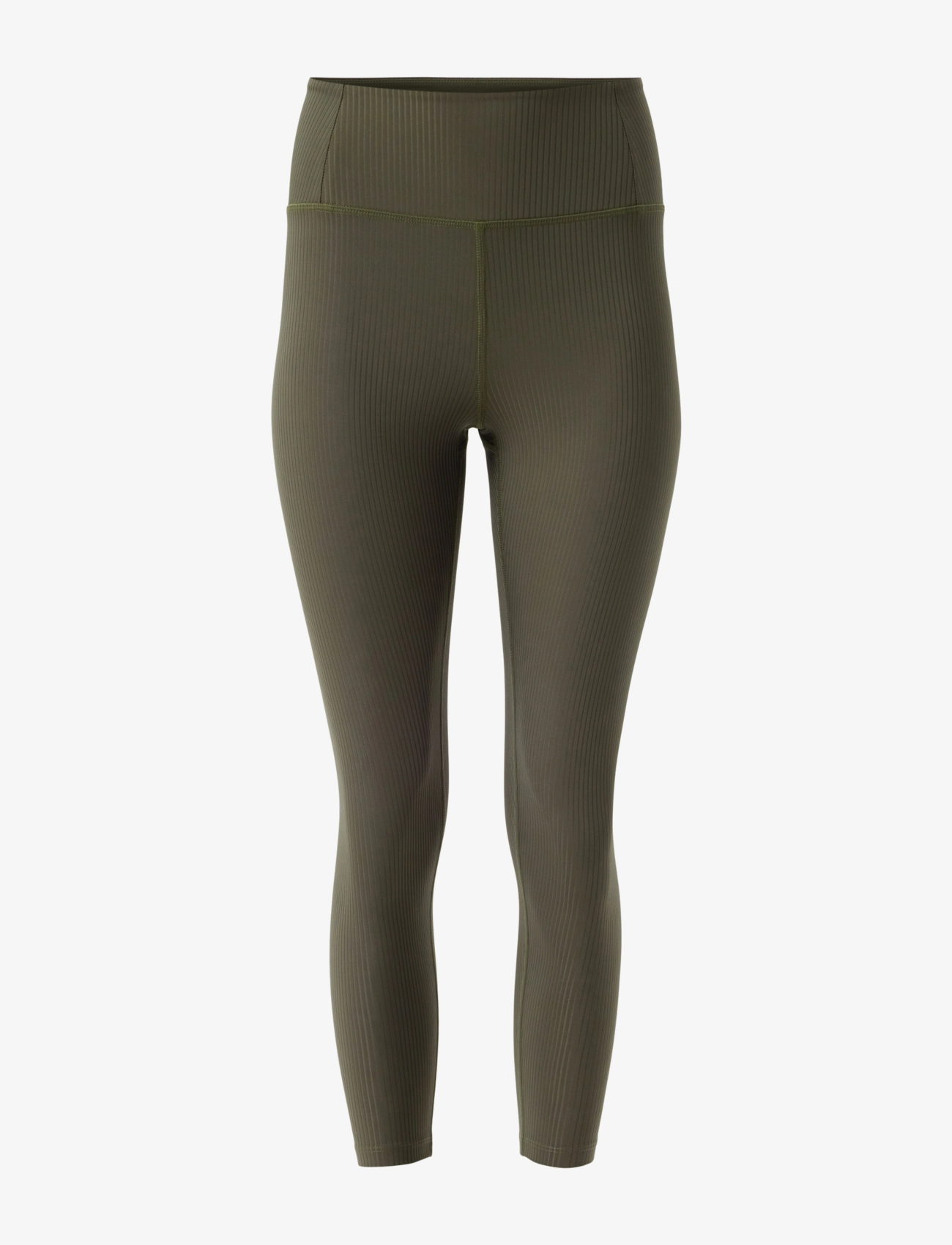 Girlfriend Collective Rib High-Rise Legging, 7/8 - Klær - CYPRESS / green