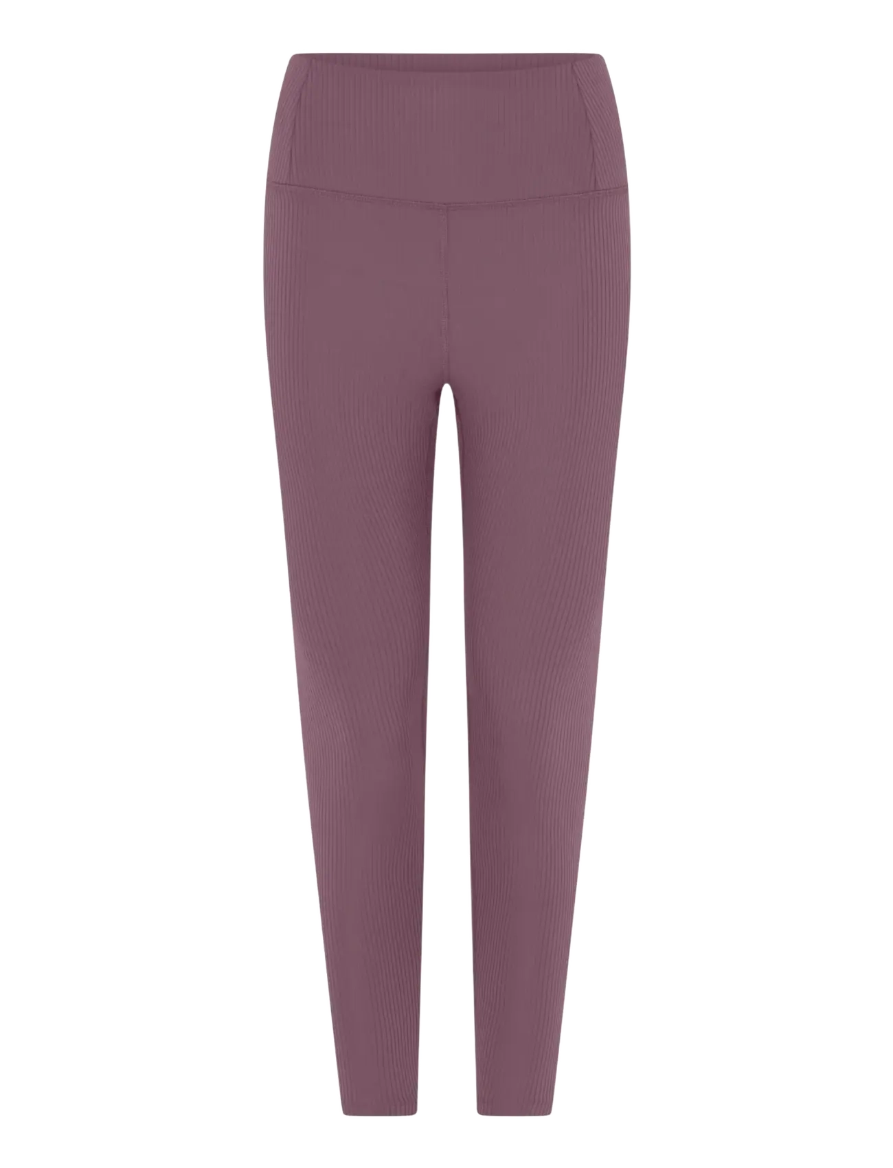 Girlfriend Collective Rib High-Rise Legging, 7/8 - Riided - PEWTER / purple
