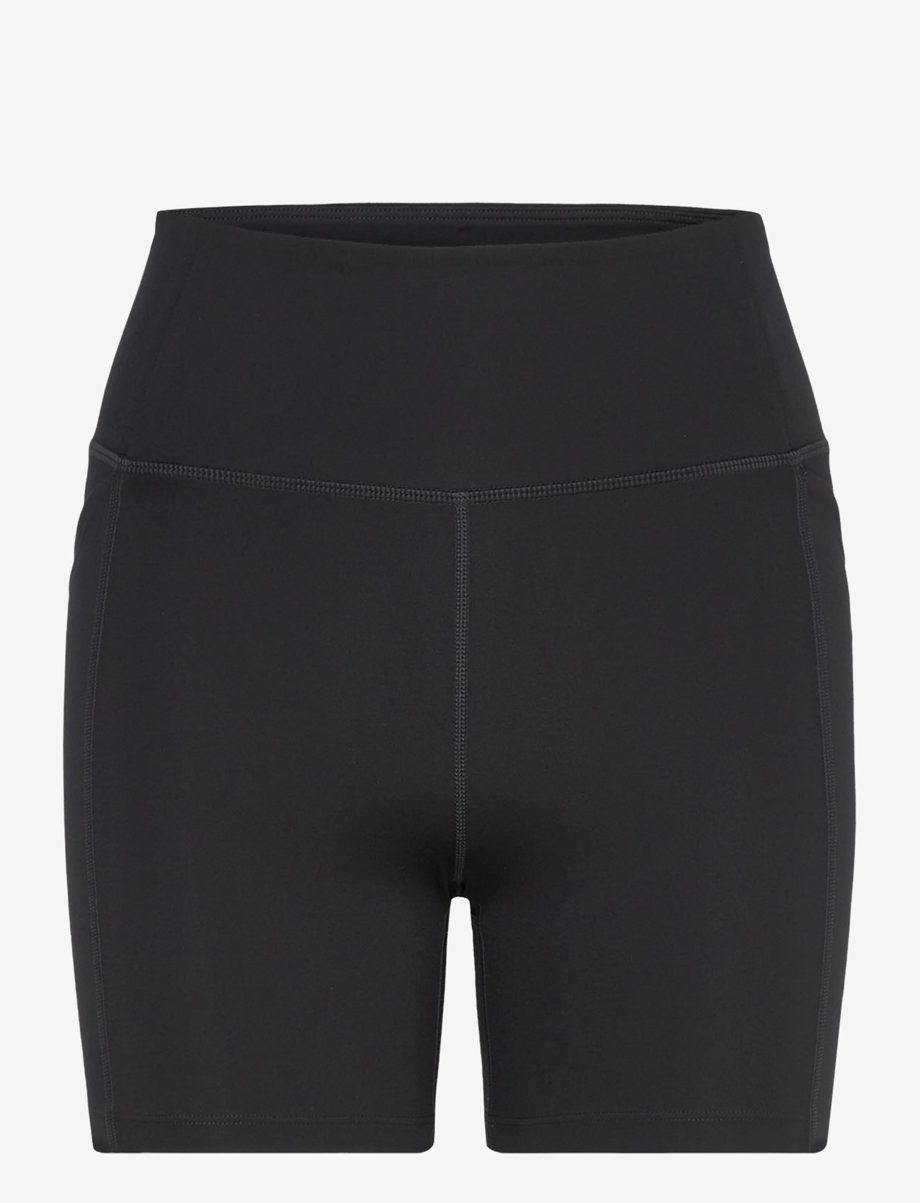 Girlfriend Collective - Pocket High-Rise Run Shorts - cykelshorts - black - 0
