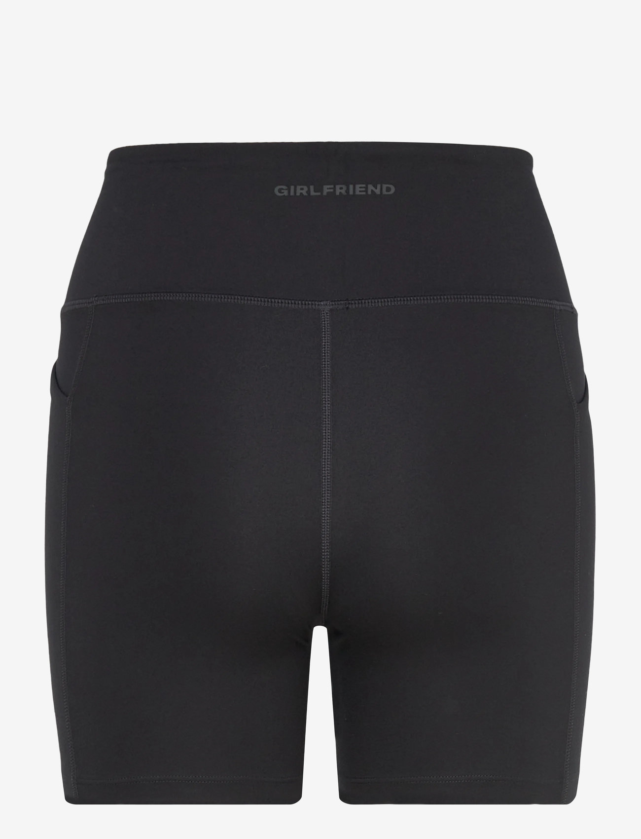Girlfriend Collective - Pocket High-Rise Run Shorts - cykelshorts - black - 1