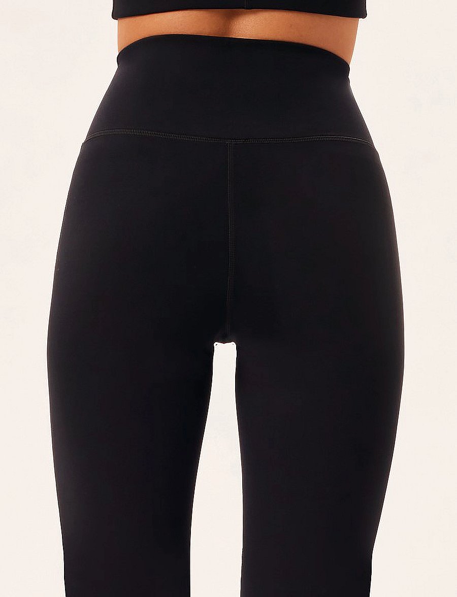 Girlfriend Collective - Compressive Flare Legging - fuld længde - black - 3