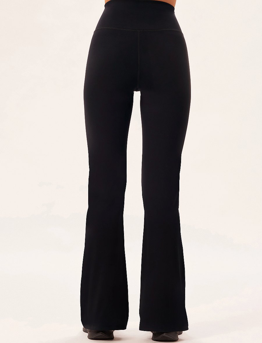 Girlfriend Collective - Compressive Flare Legging - fuld længde - black - 4