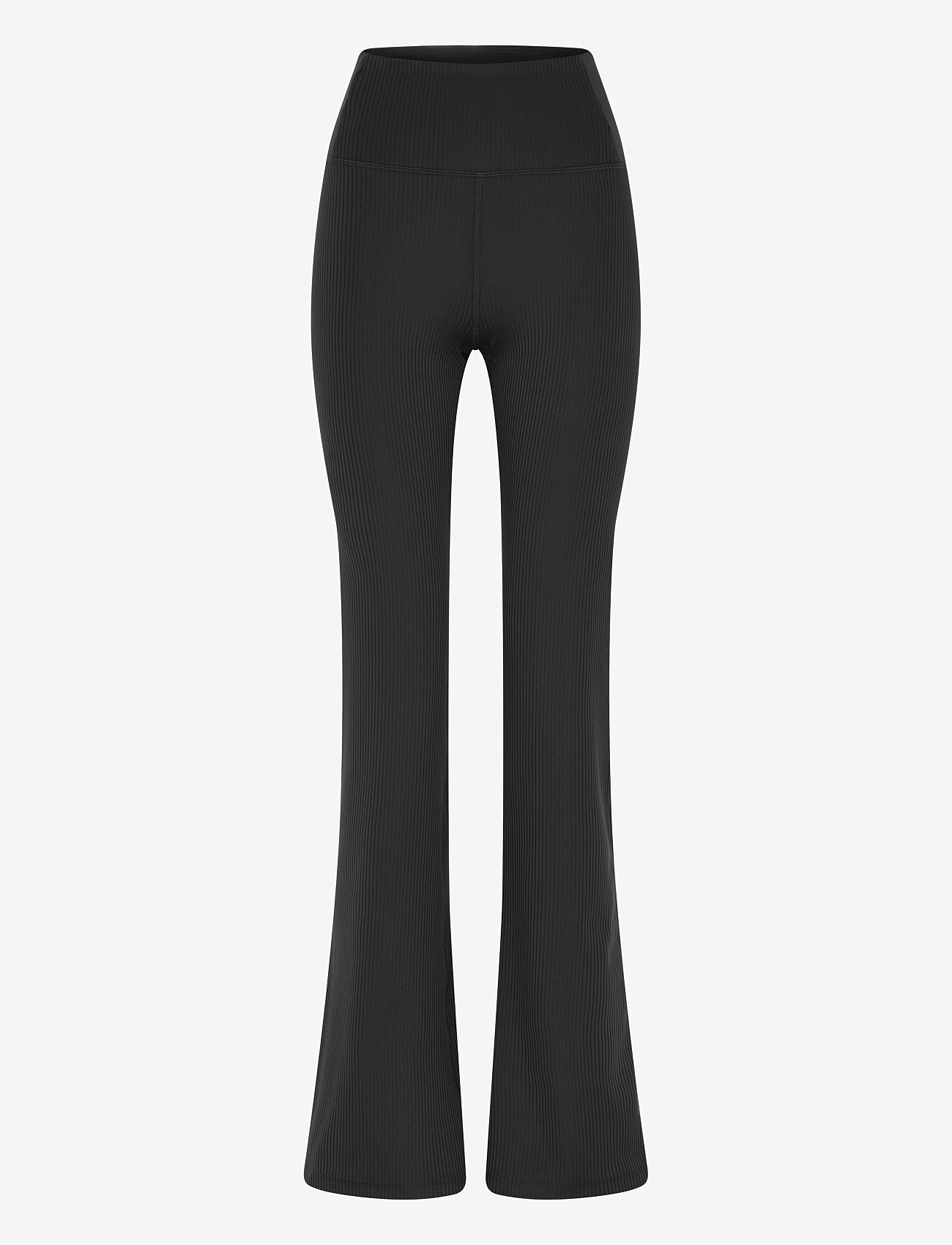 Girlfriend Collective - Rib Flare Legging - tights - black - 1