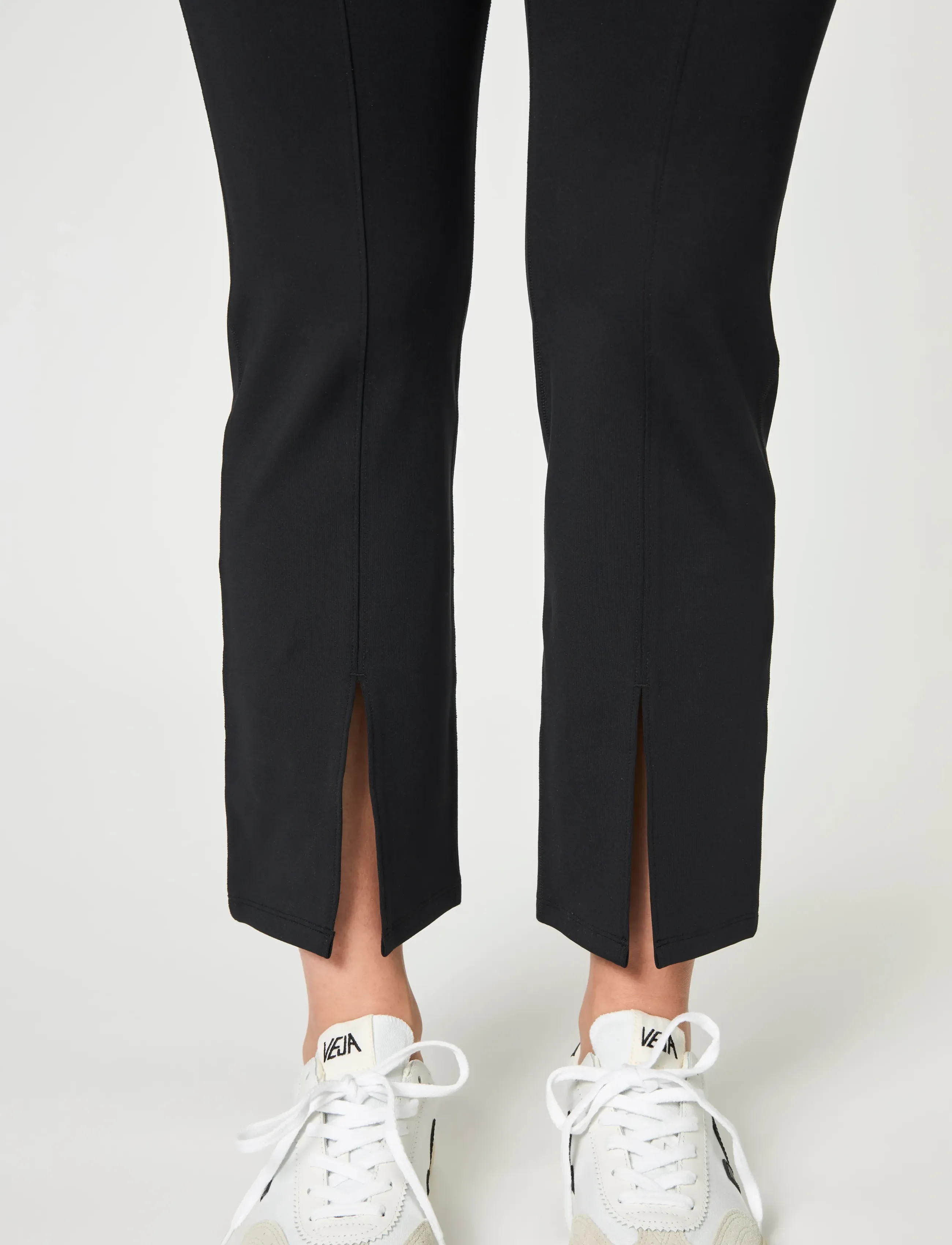 Girlfriend Collective - Luxe Split Hem Legging - fuld længde - black - 5