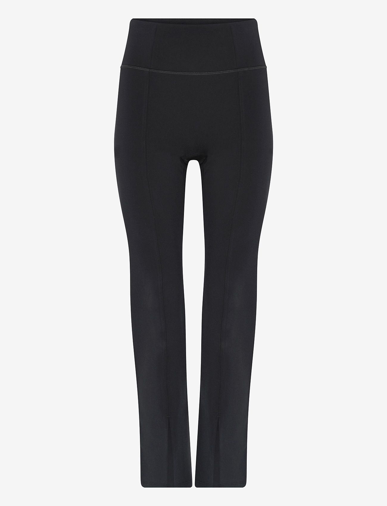 Girlfriend Collective - Luxe Split Hem Legging - leggings - black an - 0