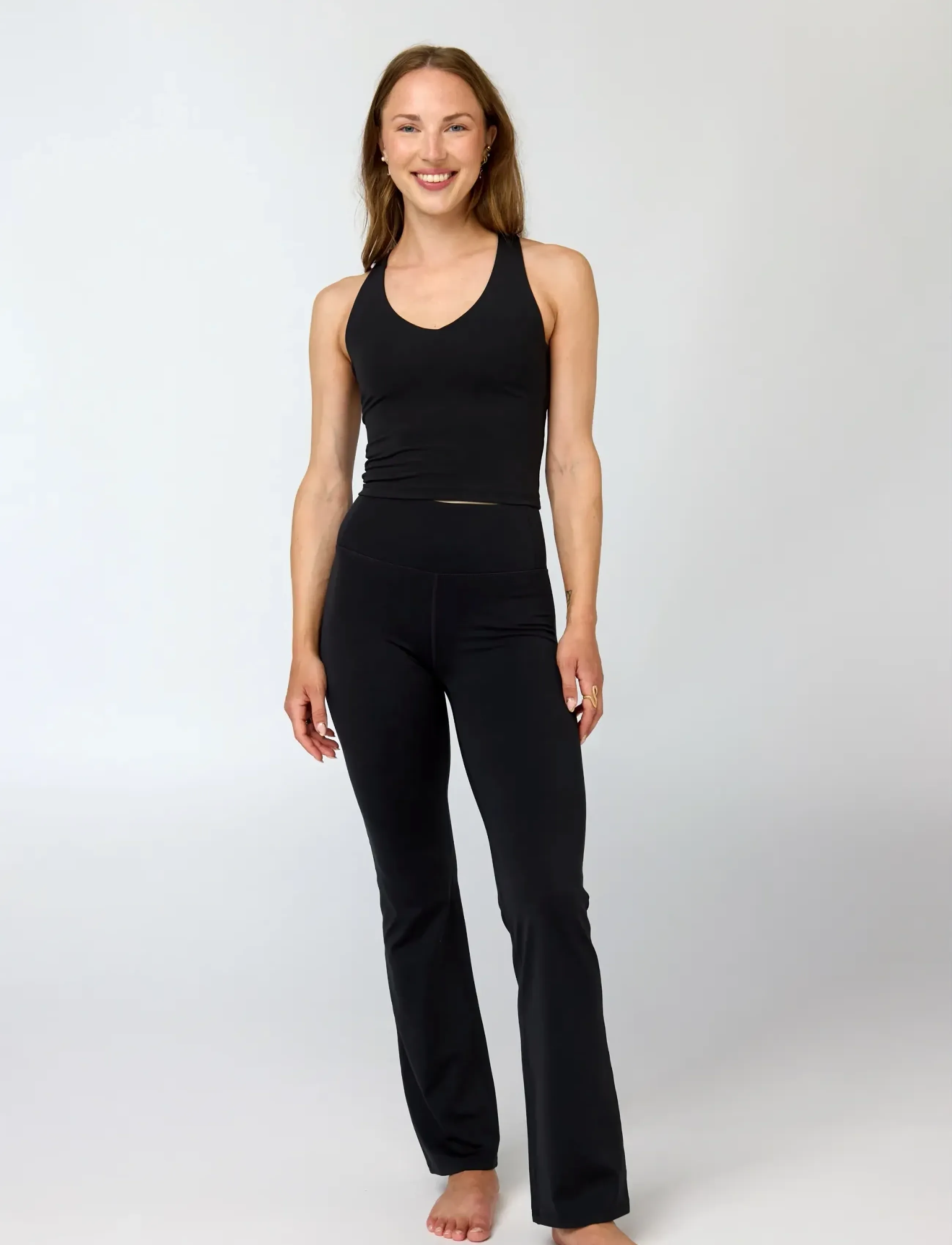 Girlfriend Collective Float Ultralight Flare Legging träningstights dam – bild 8