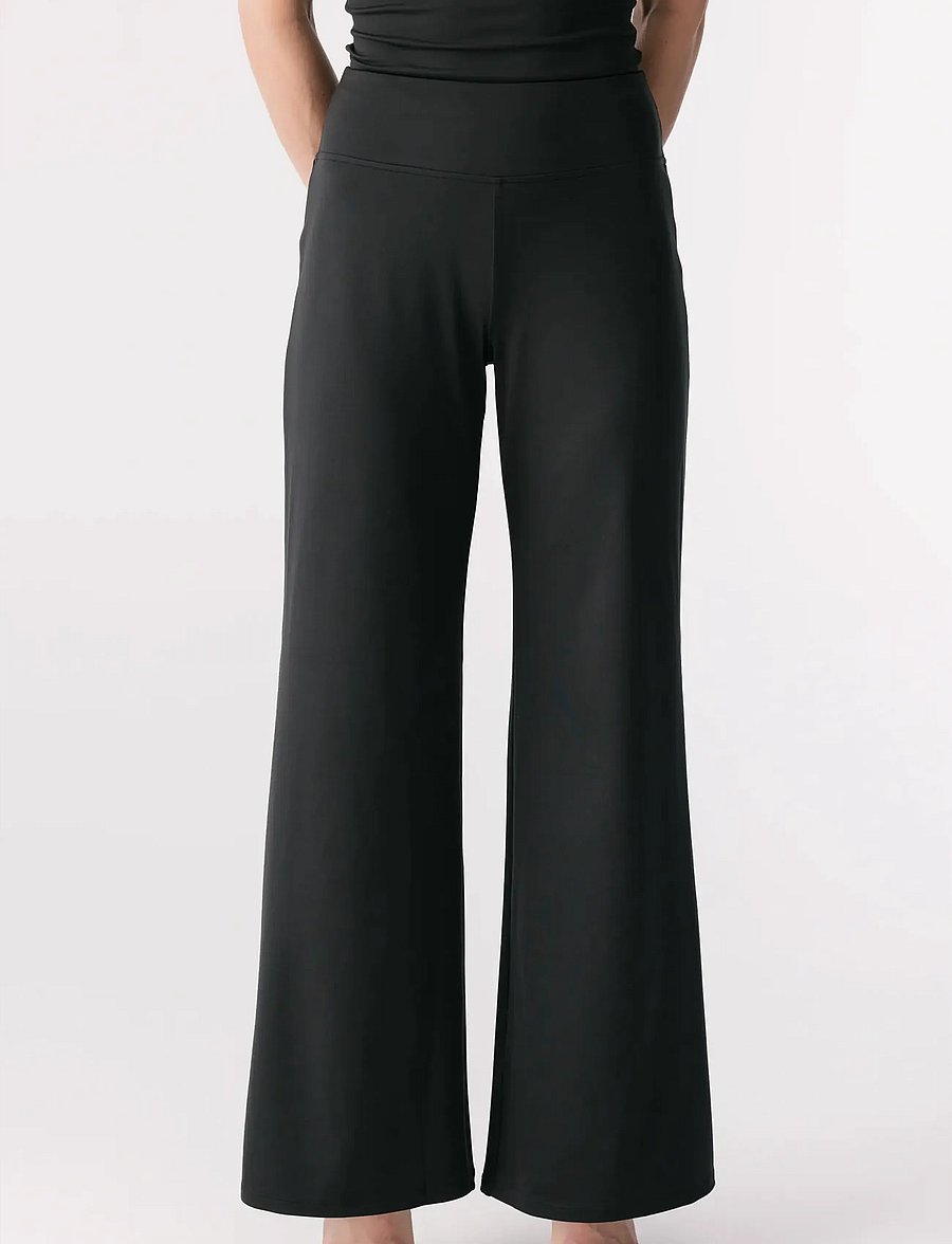 Girlfriend Collective - Jada Straight Leg Pant - joggingbukser - black - 4