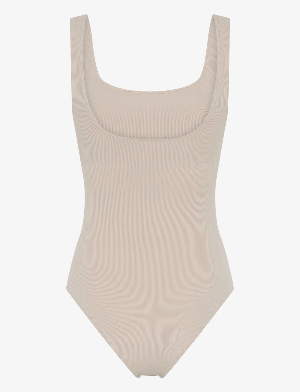 Girlfriend Collective - Penny Square Neck Bodysuit - jumpsuits & bodies - cream - 2